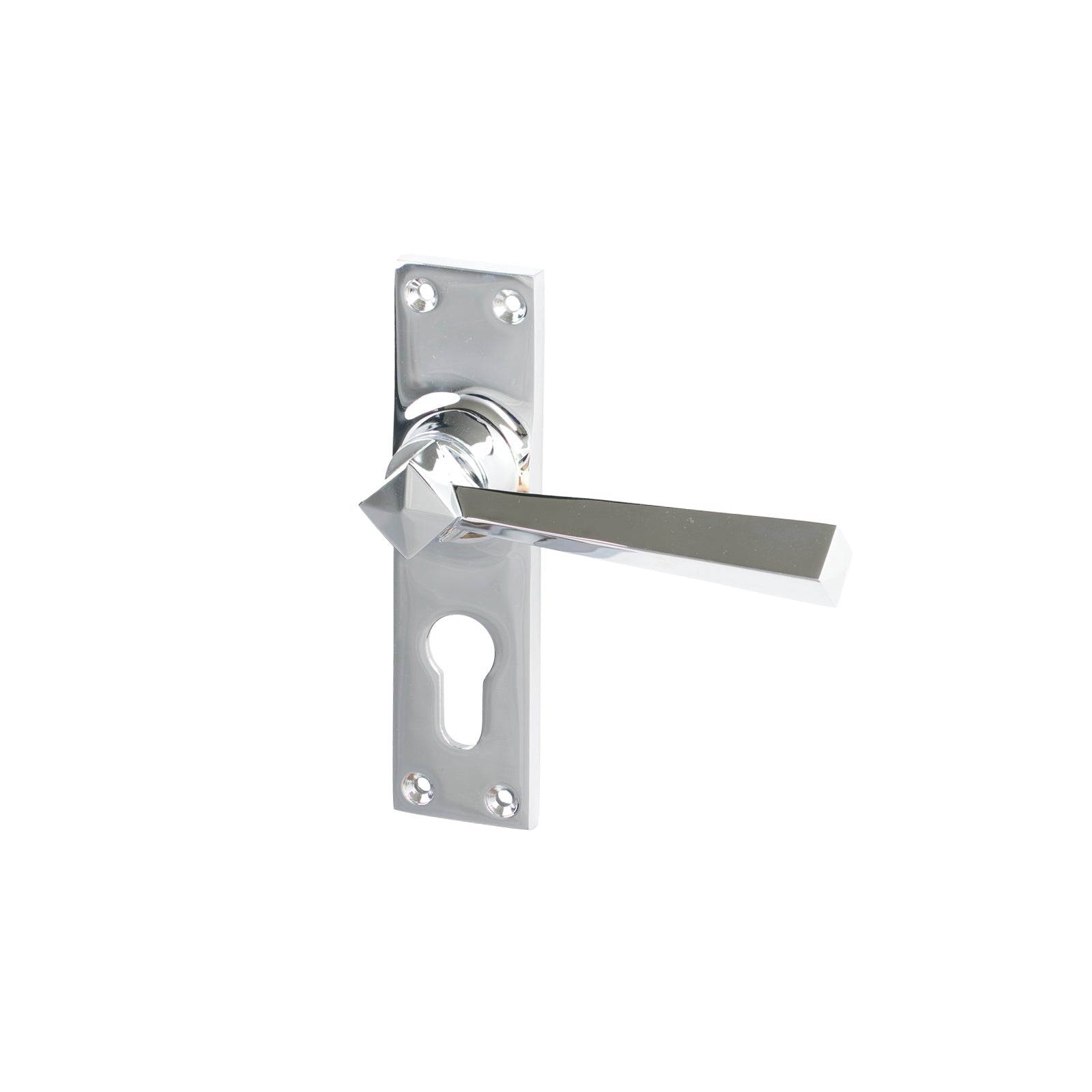 Polished Chrome Euro Straight Lever Handles