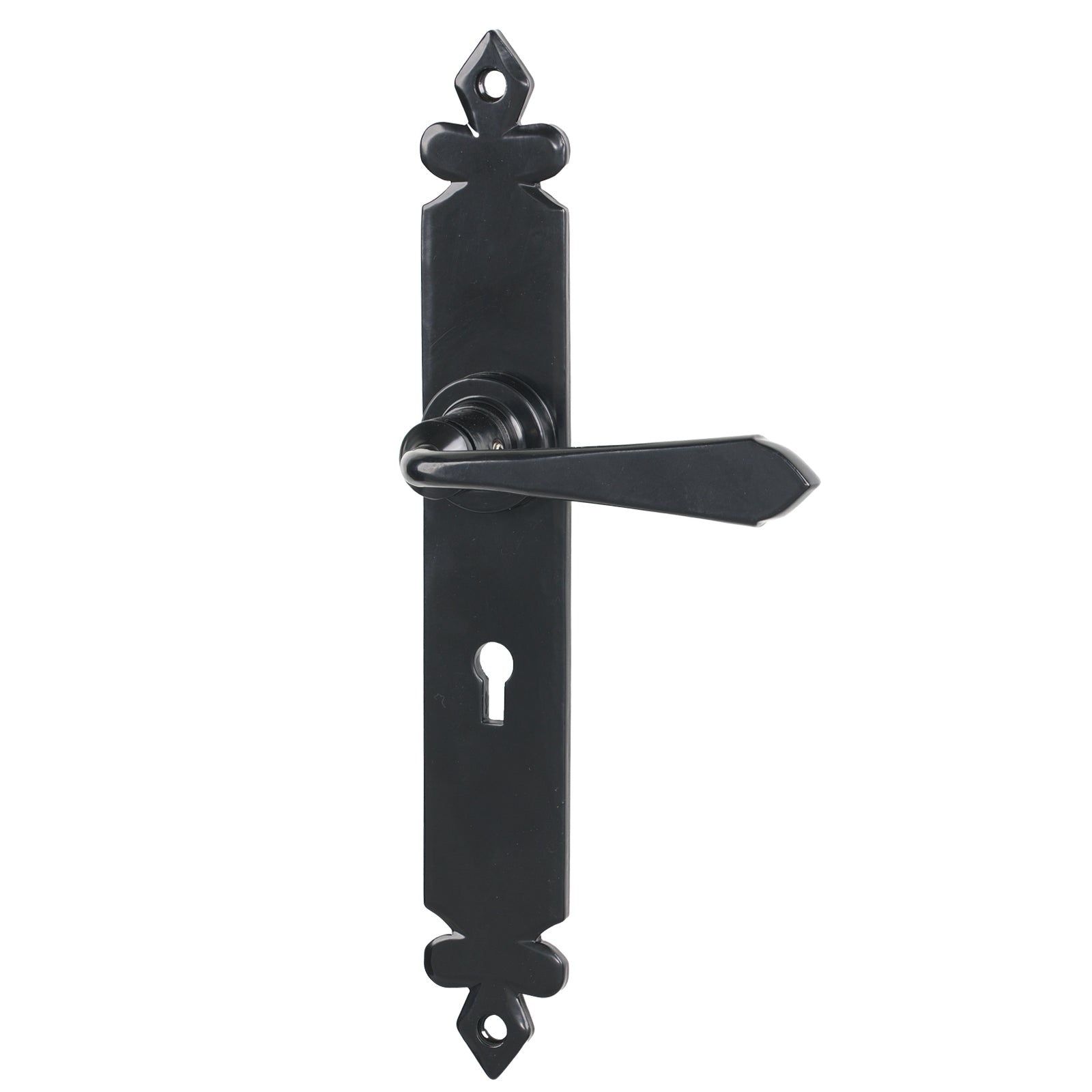 Black Lock Cromwell Lever Handles