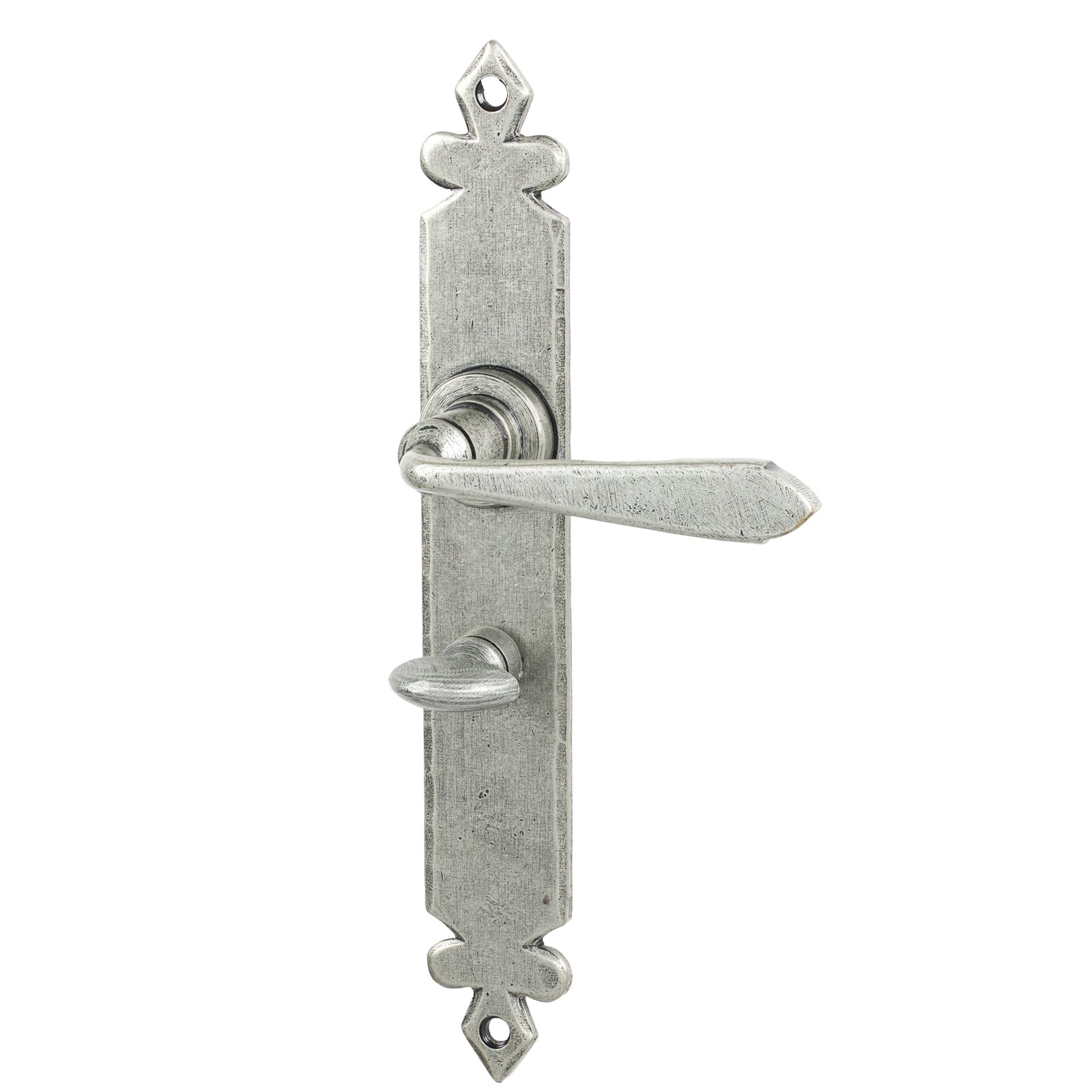 Pewter Bathroom Cromwell Lever Handles