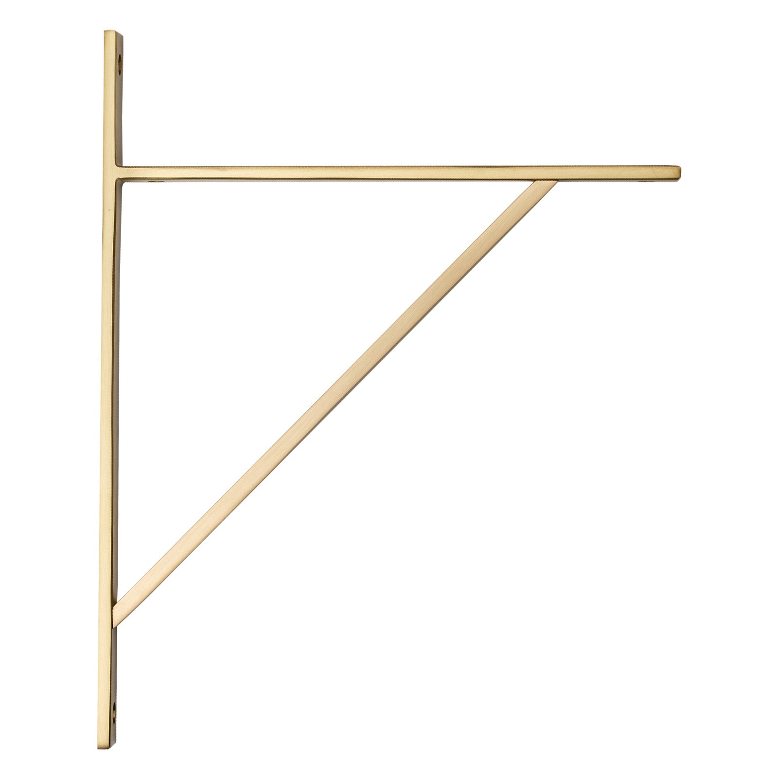 314mm Satin Brass Chalfont Shelf Bracket