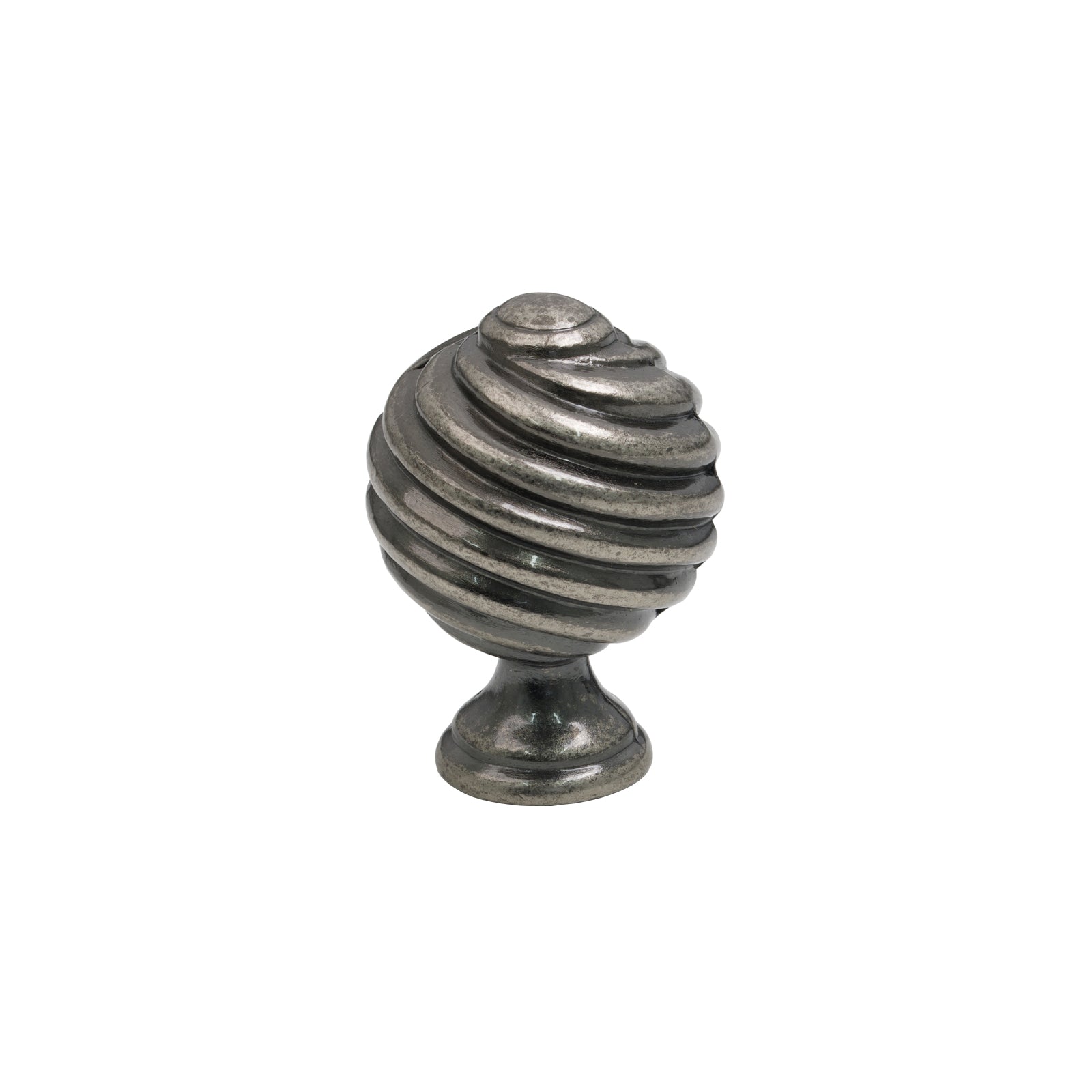 Pewter Twist Cabinet Knob