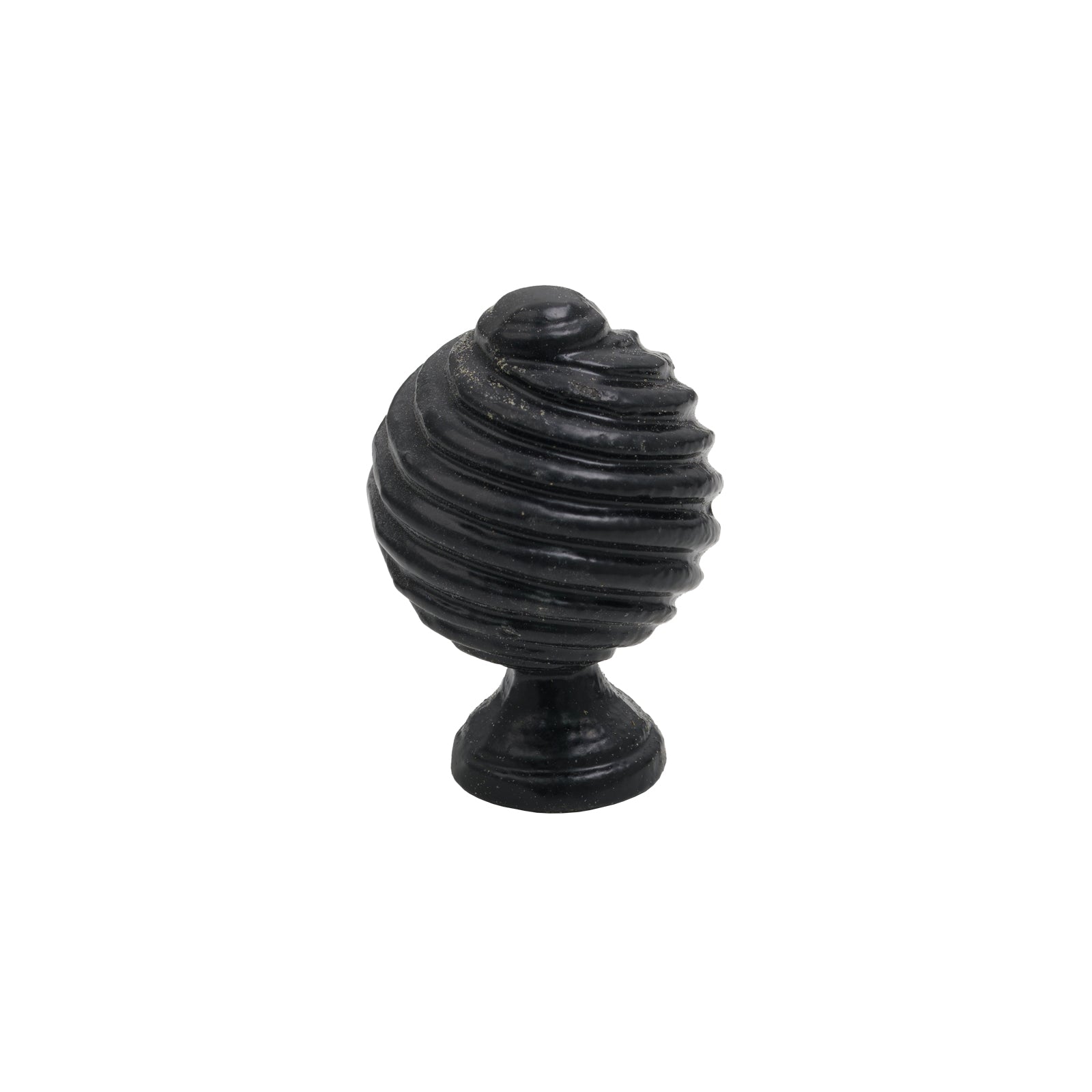 Black Twist Cabinet Knob