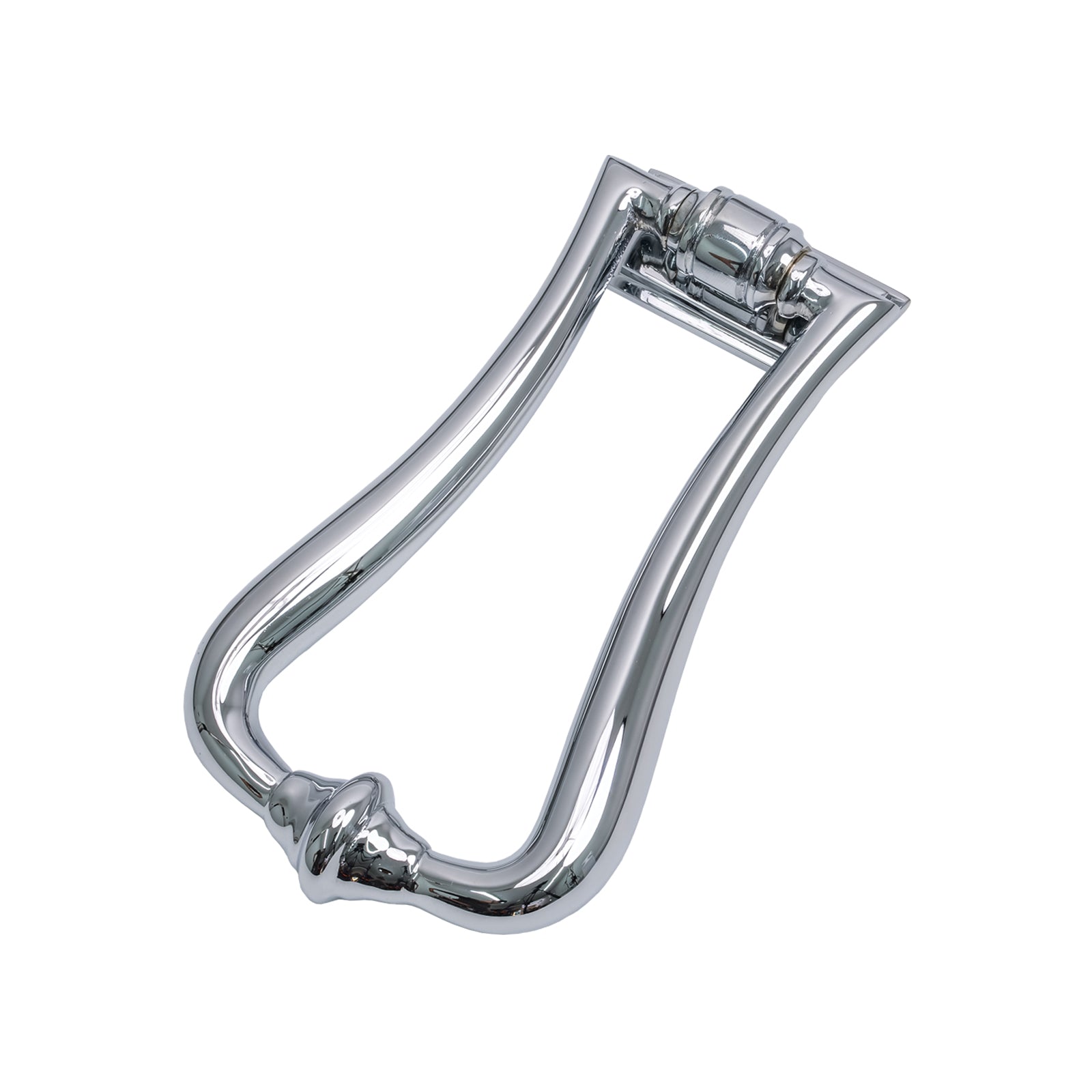 Polished Chrome Slimline Art Deco Door Knocker