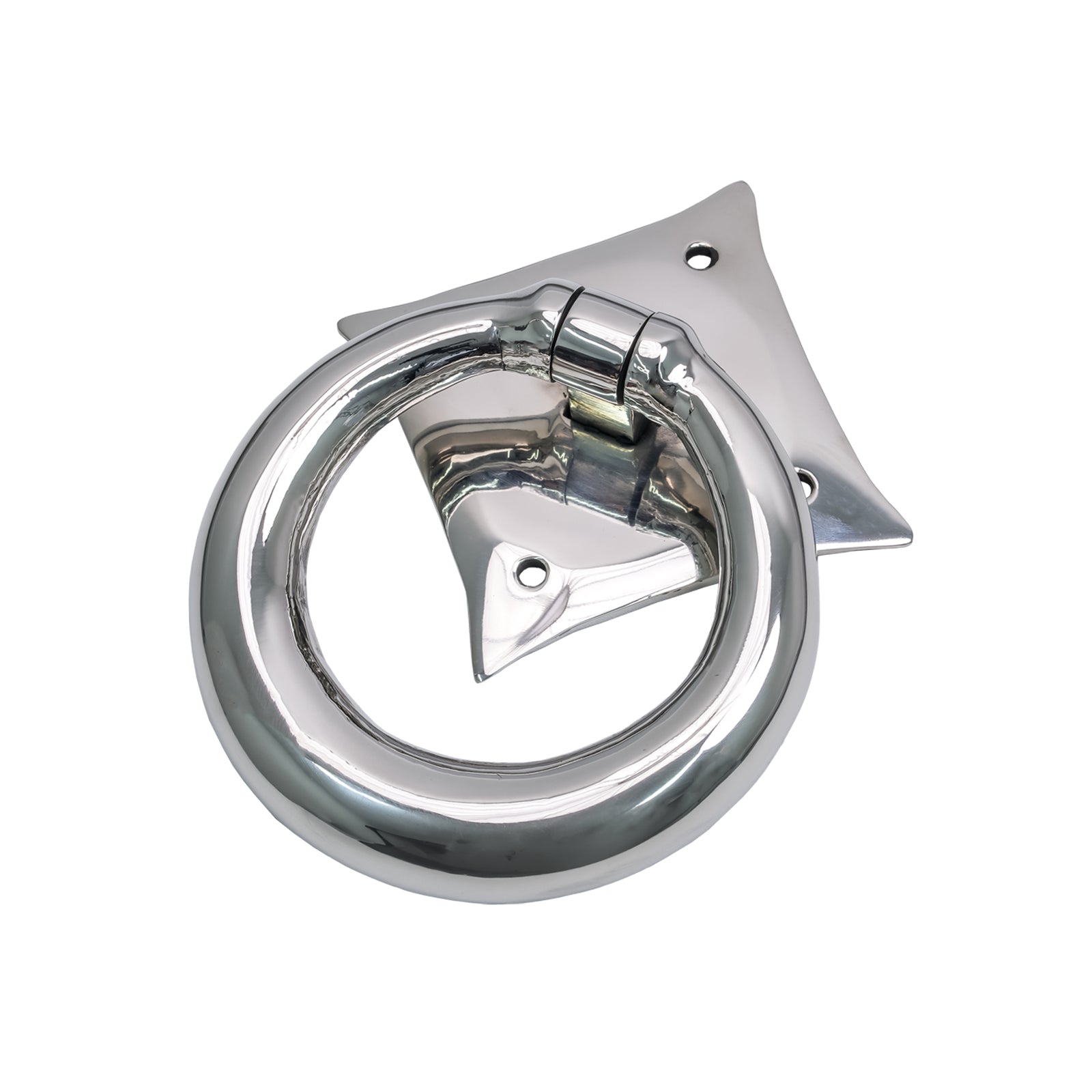 Polished Marine Ring Door Knocker - Diamond