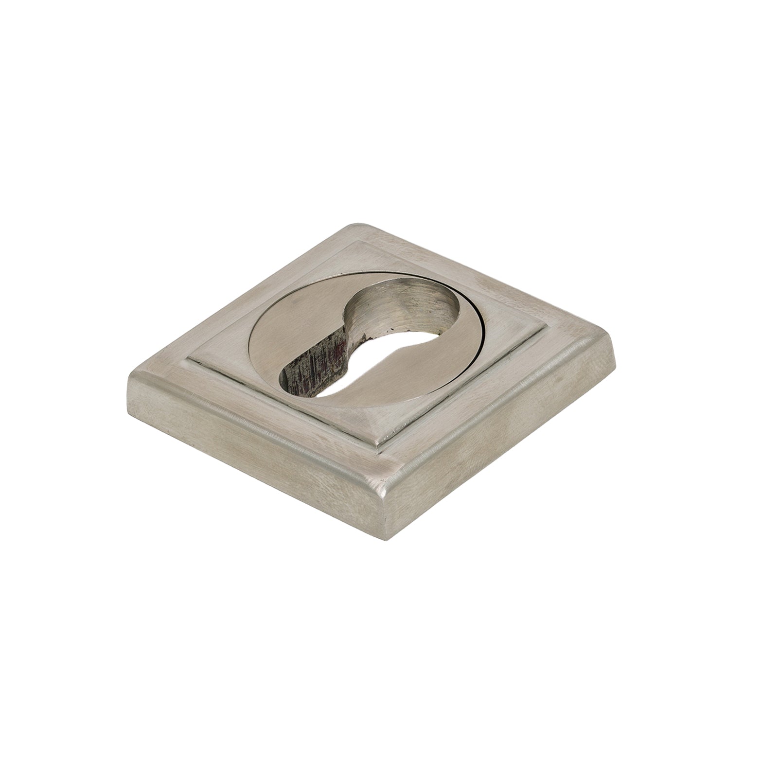 Satin Marine Euro Square Round Escutcheon