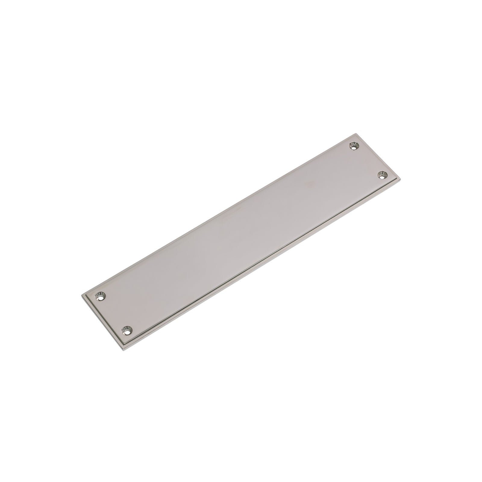 Polished Nickel 300mm Art Deco Fingerplate