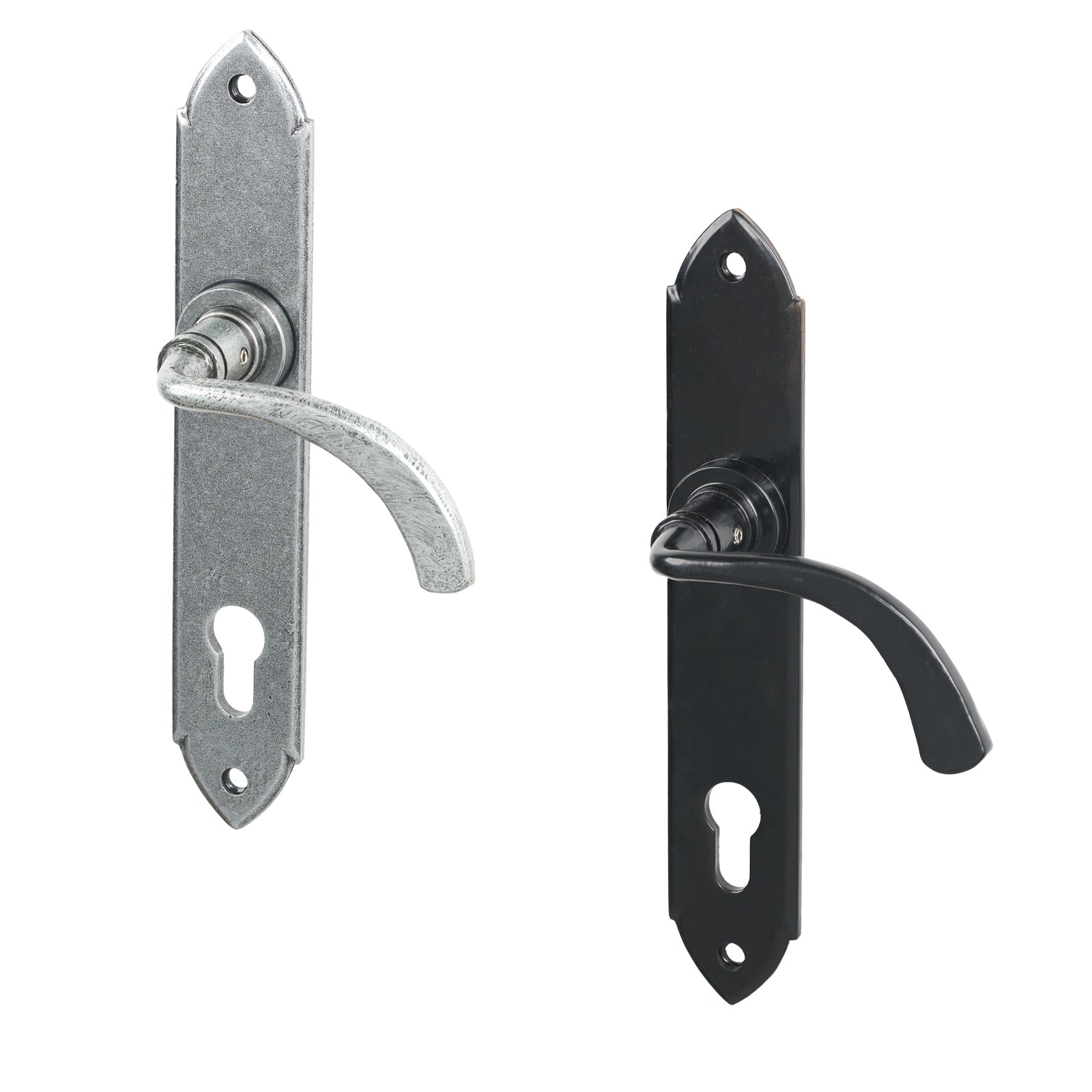 Level Image of Gothic Curved Multipoint Door Handle