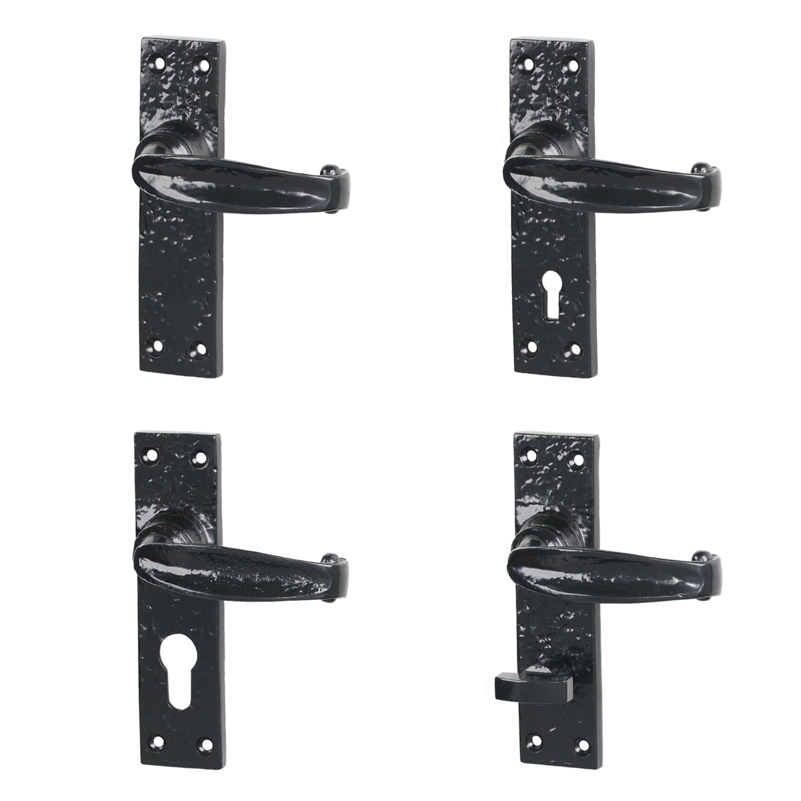 Level Image of Black Lever Handles