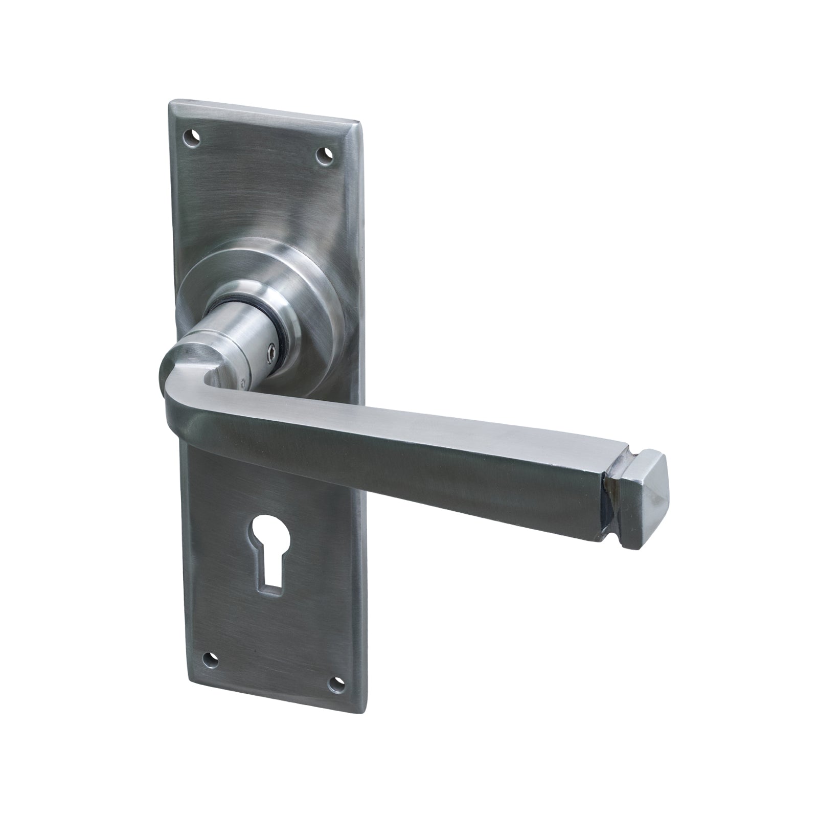 SHOW Image of Satin Marine Stainless Steel Lock Avon Lever Handles