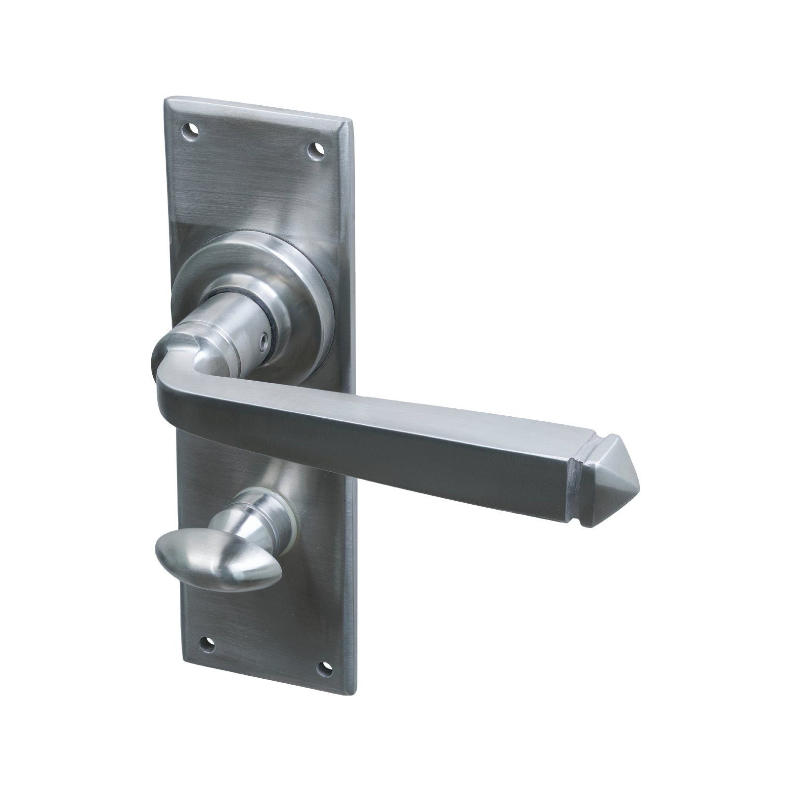 SHOW Image of Satin Marine Stainless Steel Bathroom Avon Lever Handles