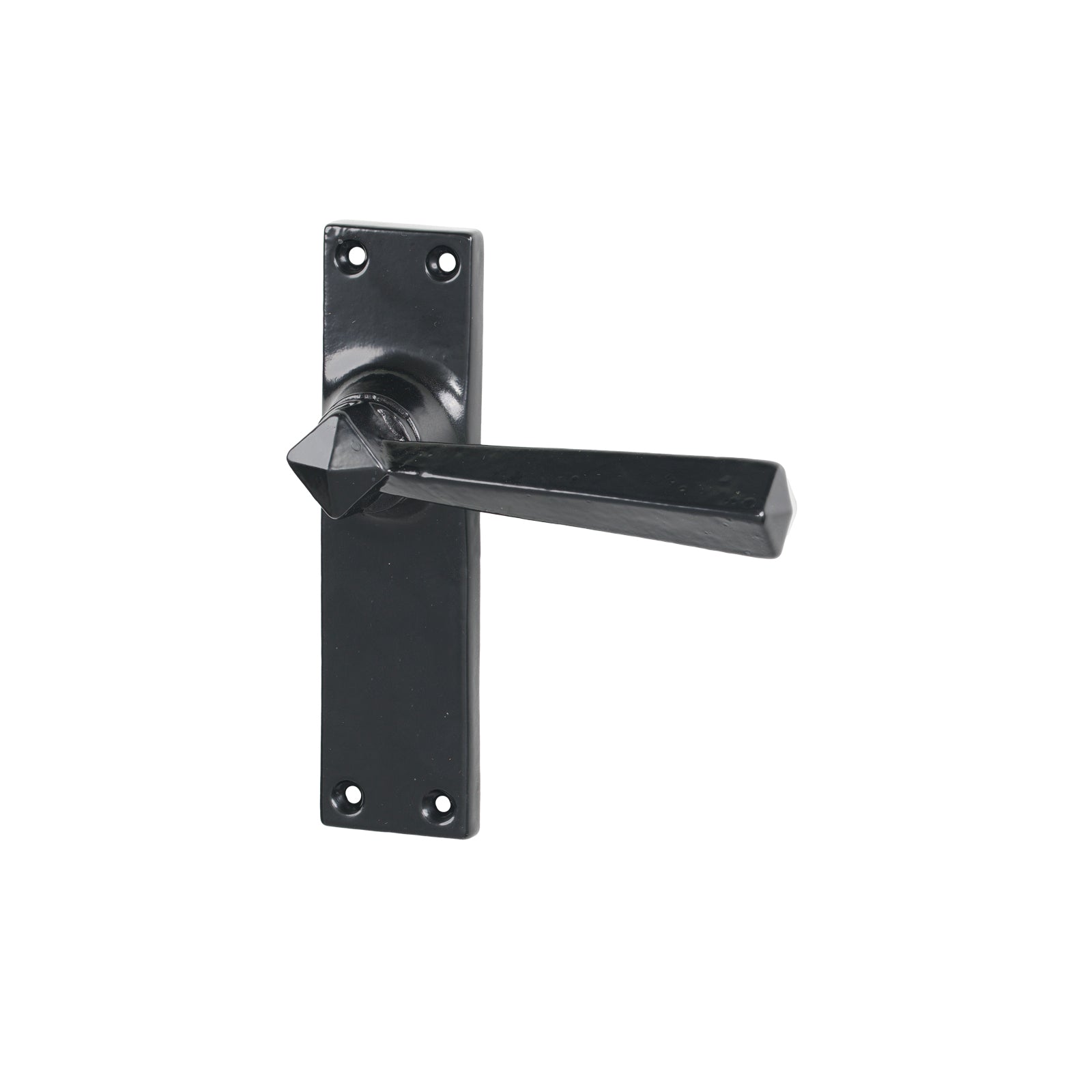 Black Latch Straight Lever Handles