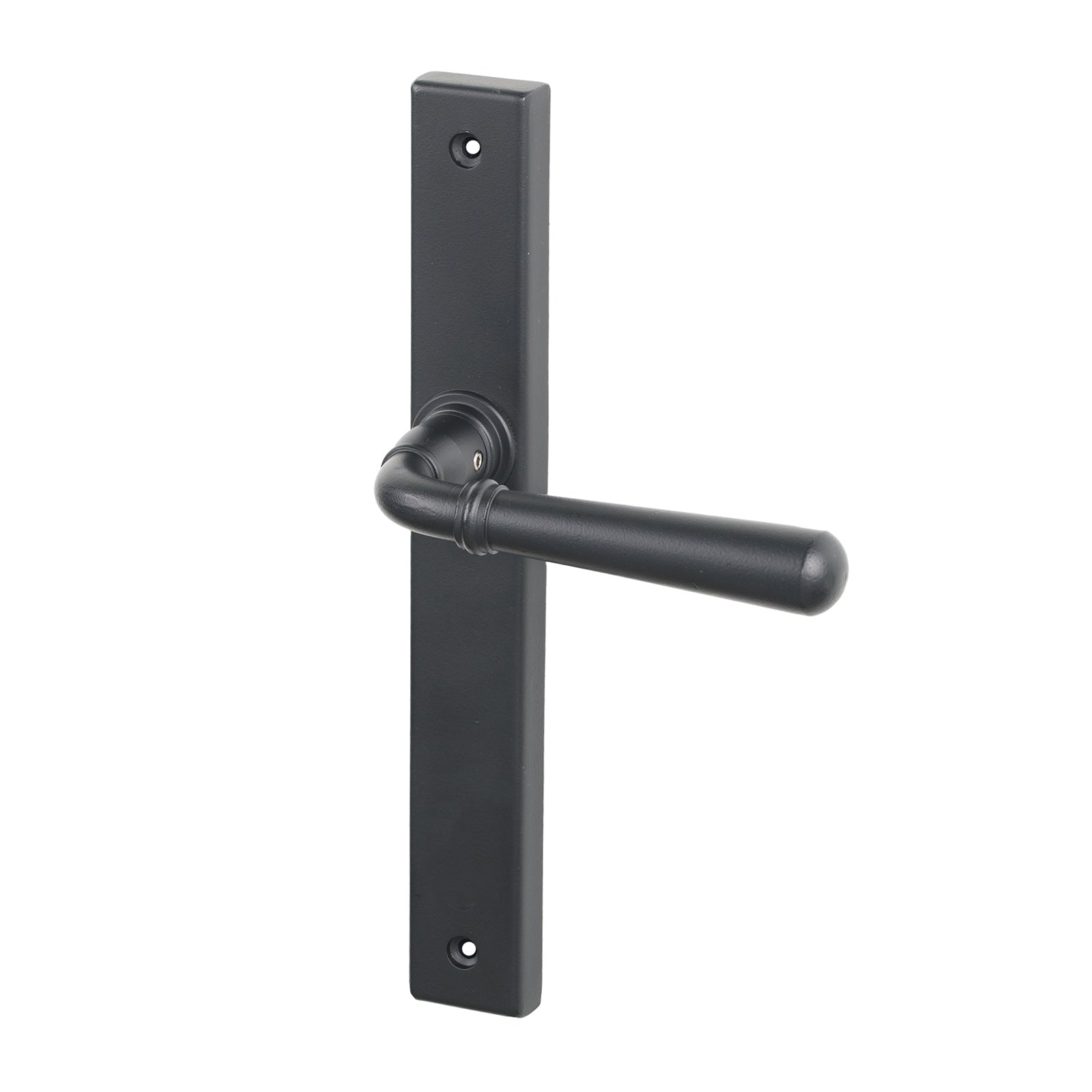 SHOW Matt Black Latch Newbury Slimline Multipoint Door Handle