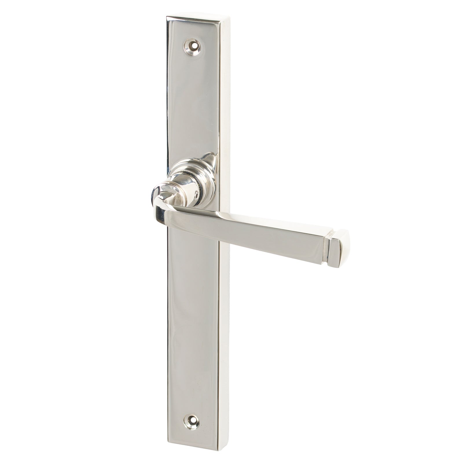 Polished Nickel Latch Avon Slimline Multipoint Door Handle