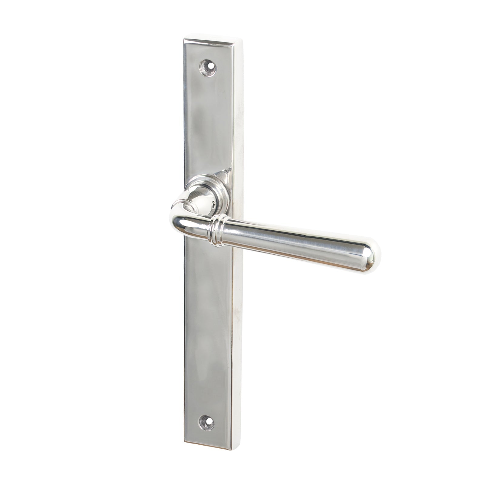 SHOW Polished Marine Latch Newbury Slimline Multipoint Door Handle