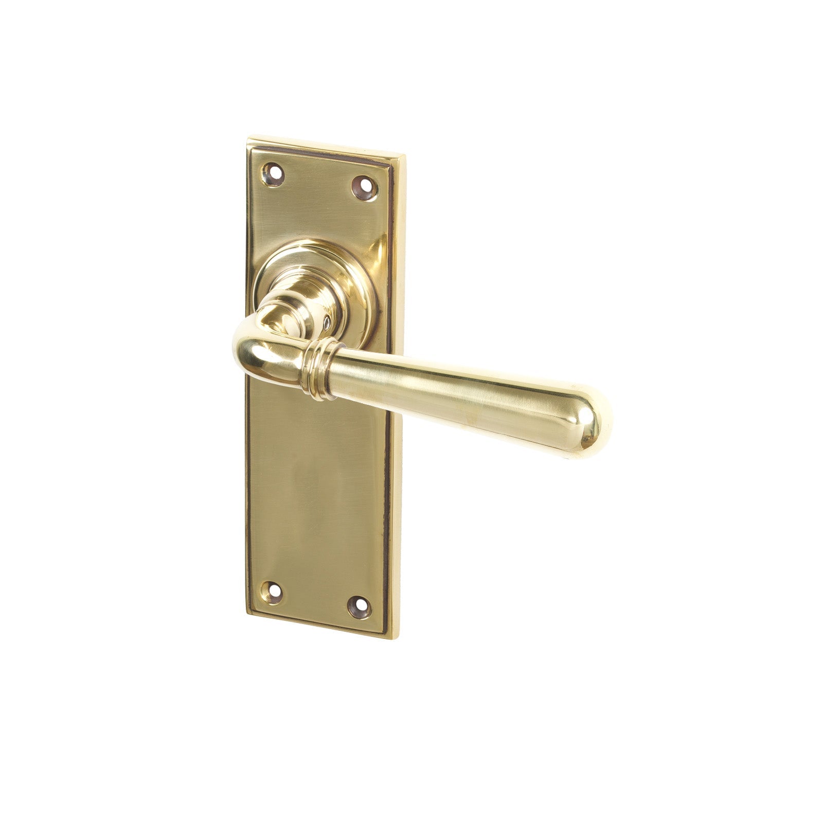 Aged Brass Latch Newbury Lever Handles