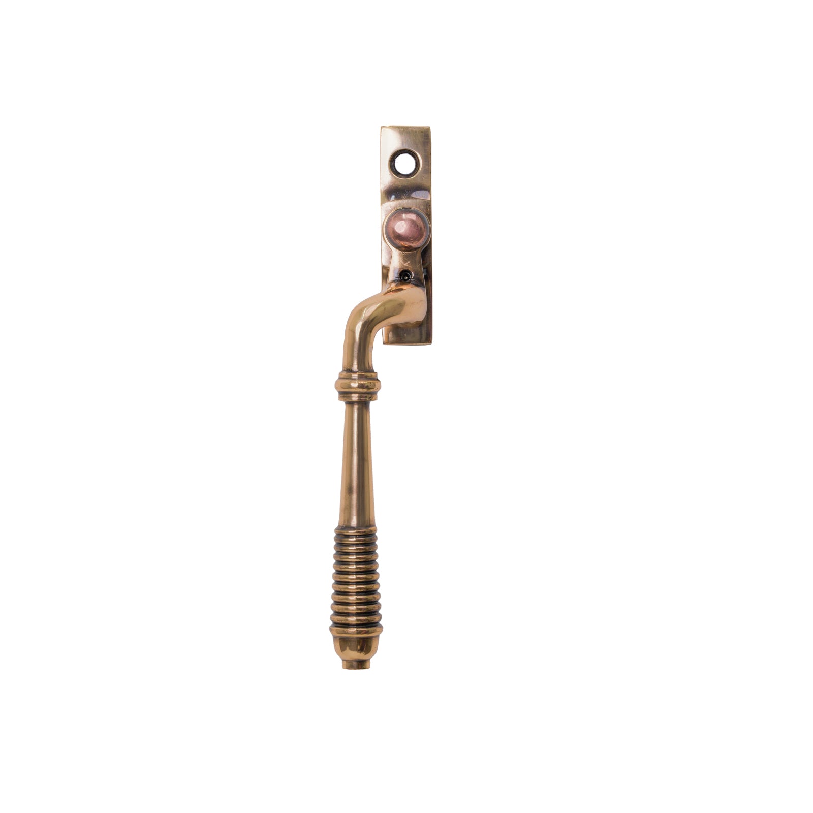 SHOW LH Polished Bronze Reeded Espagnolette