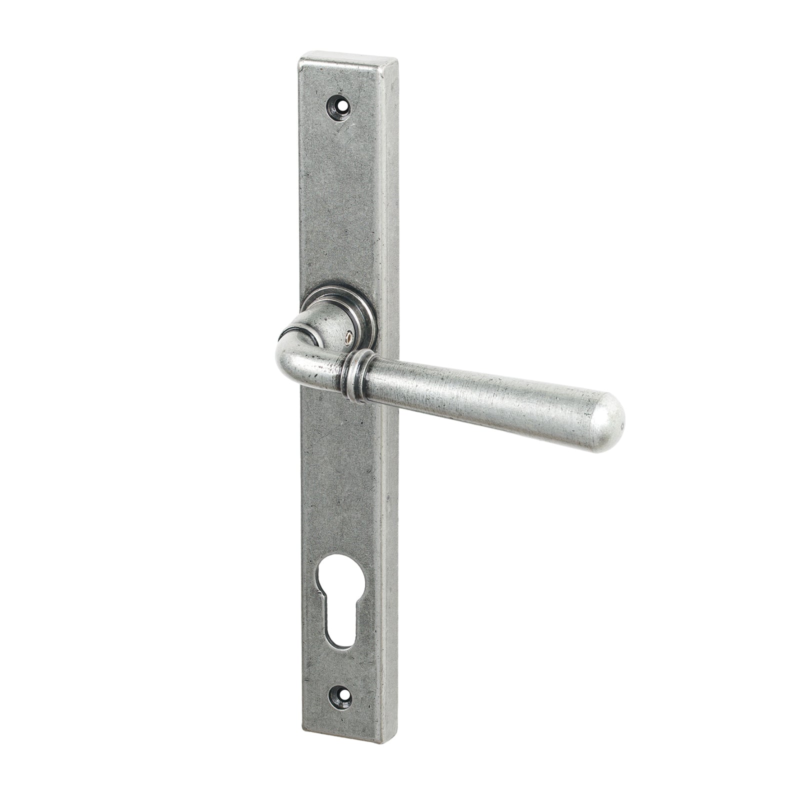 SHOW Pewter Patina Latch Newbury Slimline Multipoint Door Handle