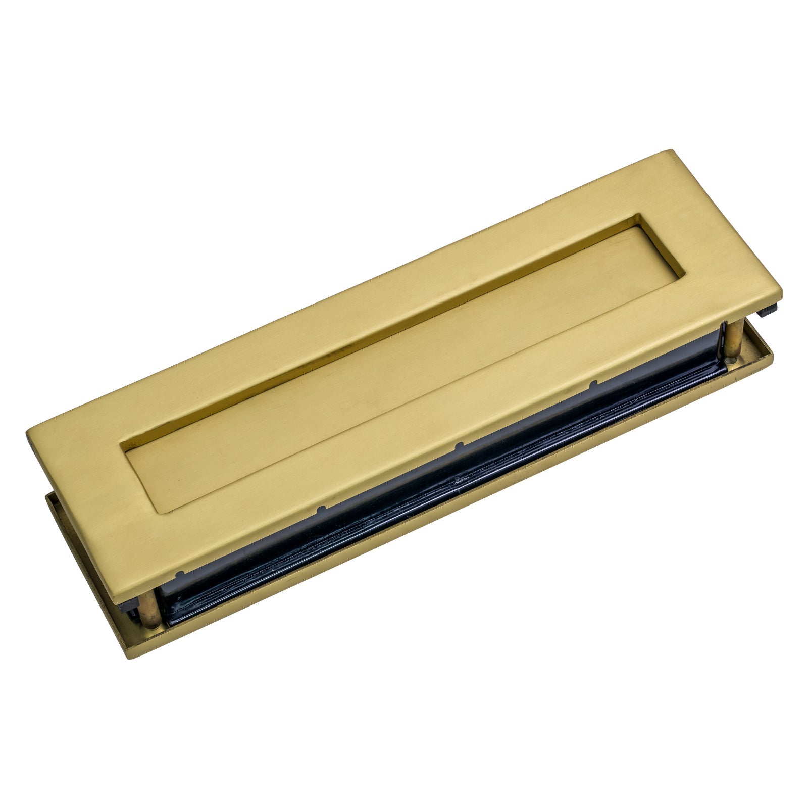 Satin Brass Traditional Letterbox