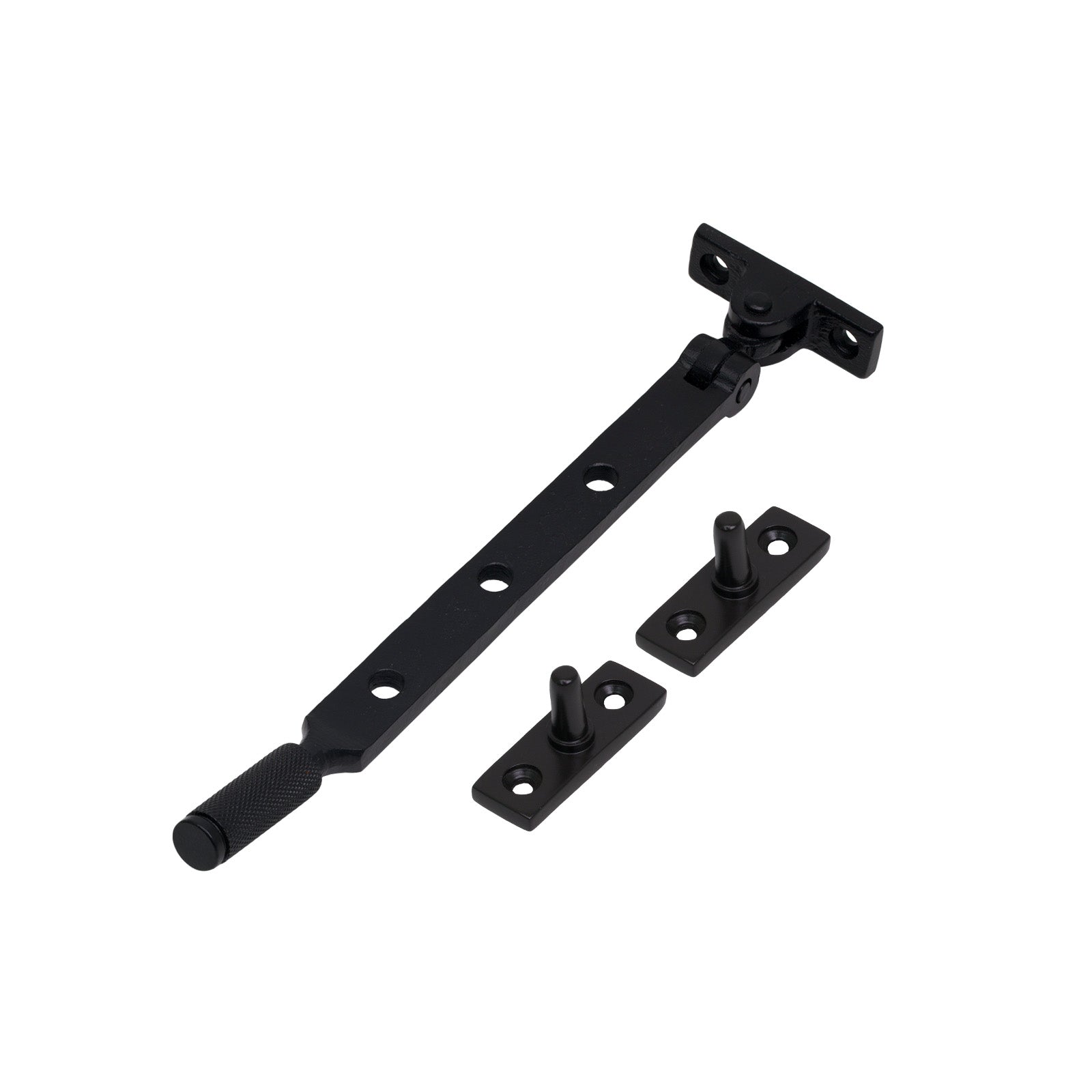 8 Inch Matt Black Brompton Window Stay