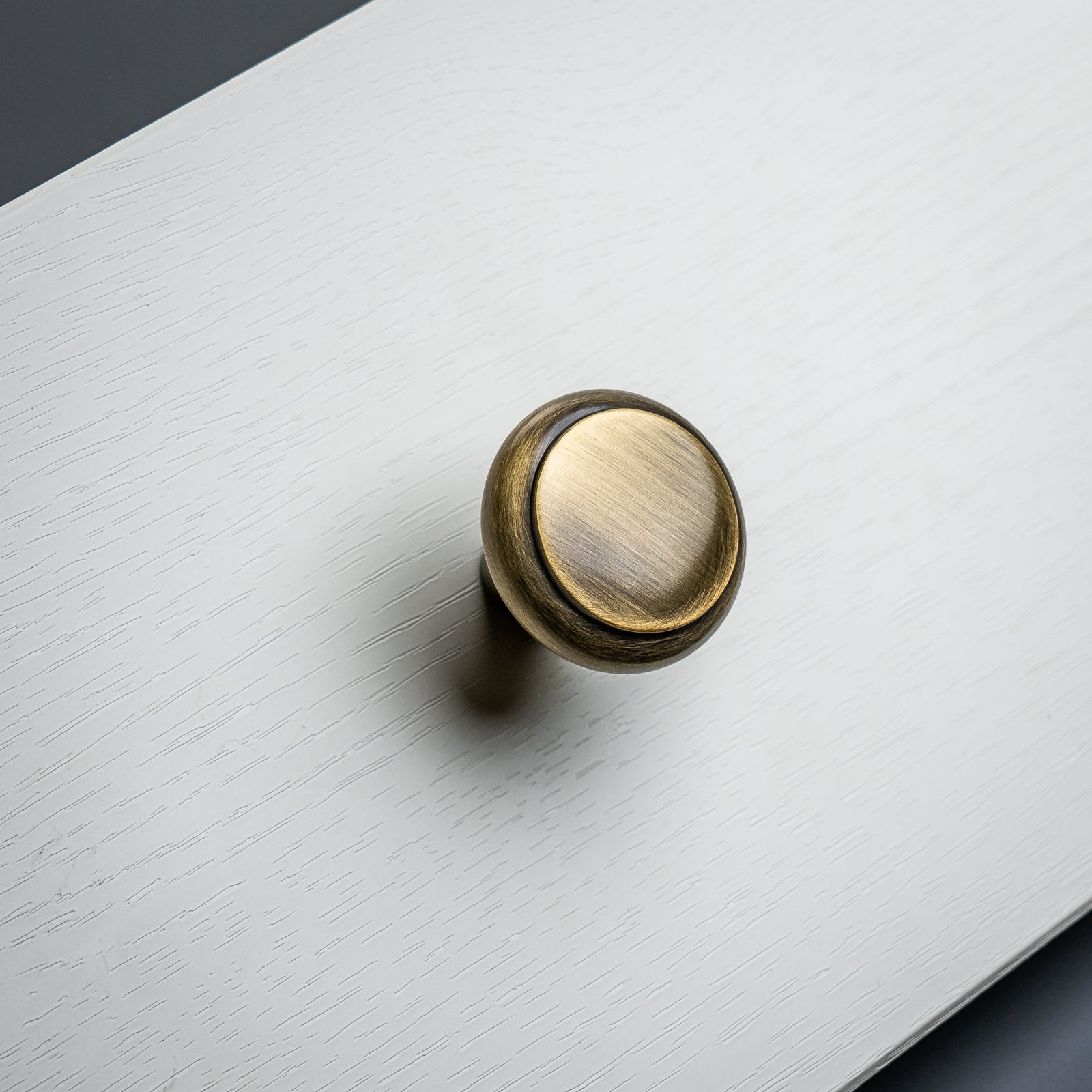 SHOW Hover Image of 32mm Aged Brass Round Edge Cabinet Knobs