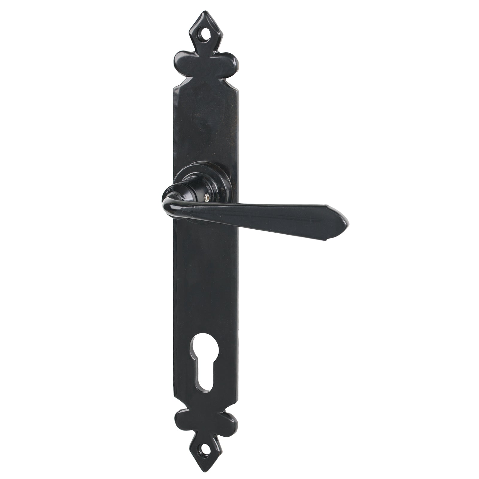 Black Cromwell Lever Multipoint Door Handle