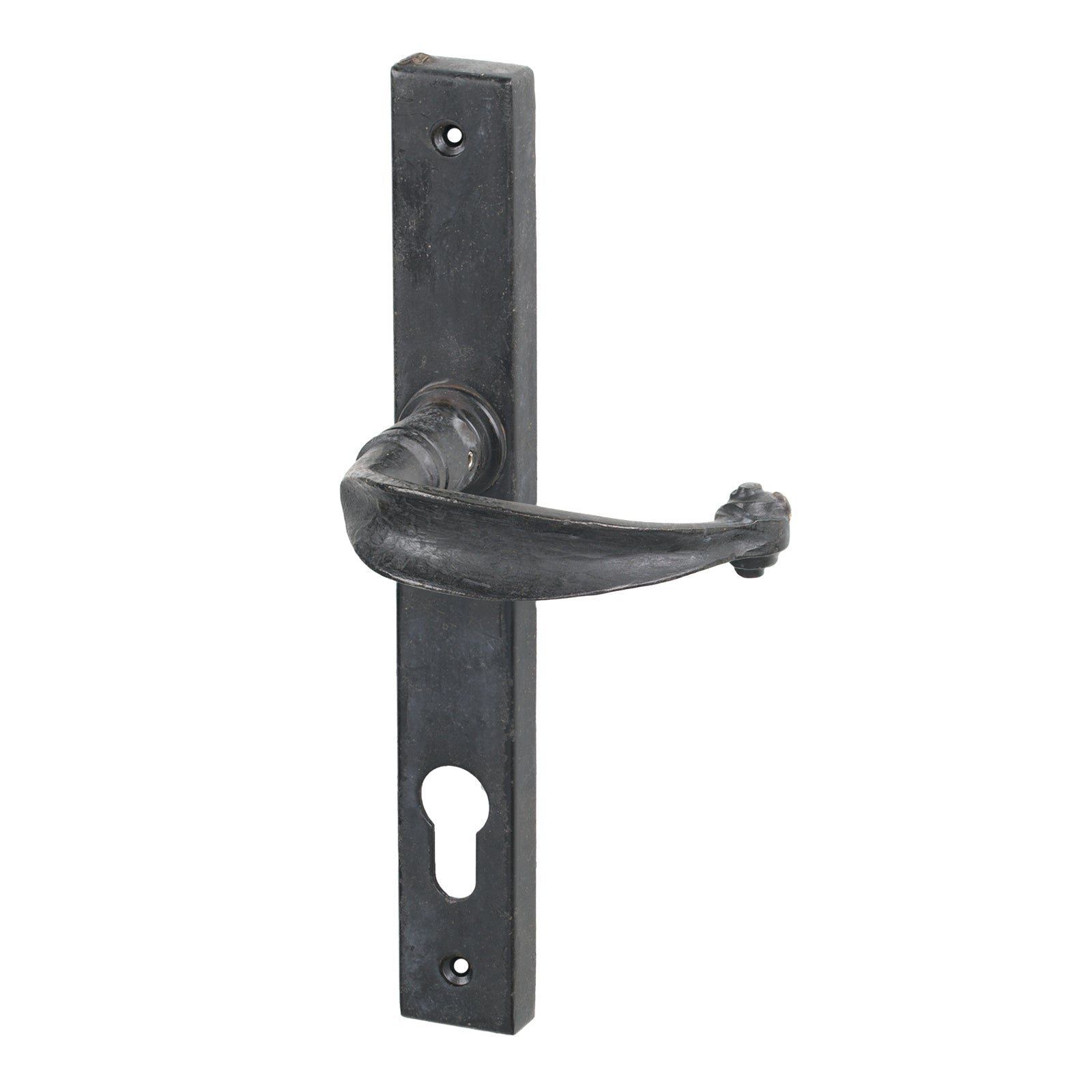 External Beeswax Lock Cottage Slimline Multipoint Door Handle