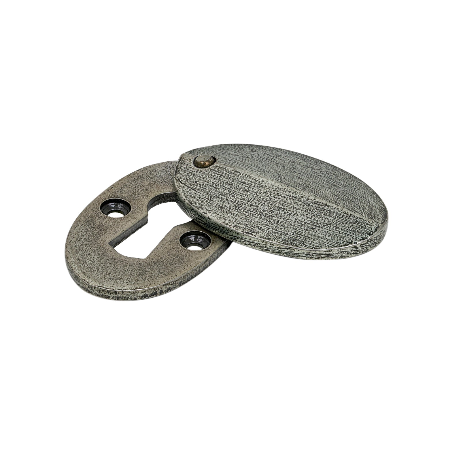 Pewter Oval Covered Escutcheon