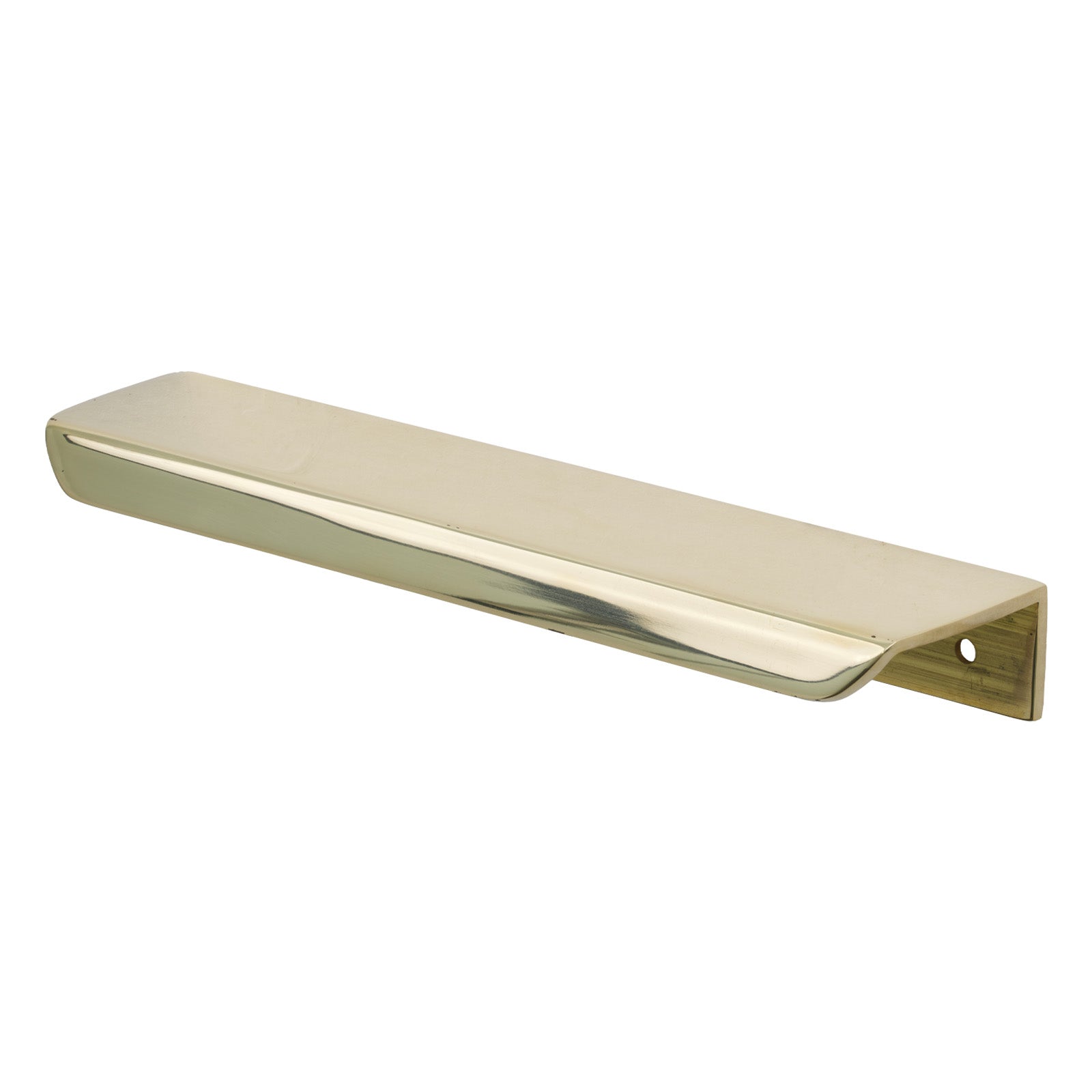 200mm Polished Brass Moore Edge Pull