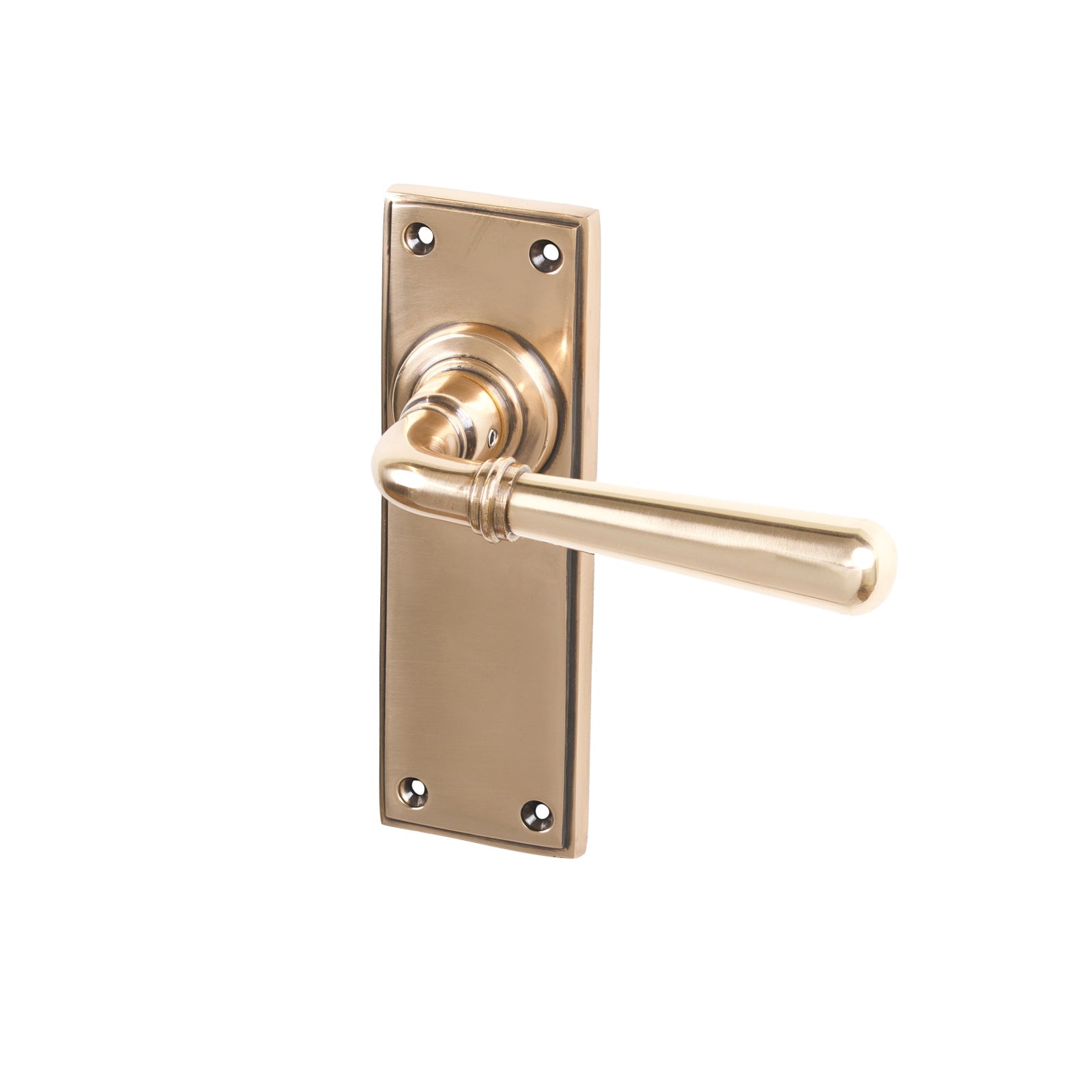 Polished Bronze Latch Newbury Lever Handles