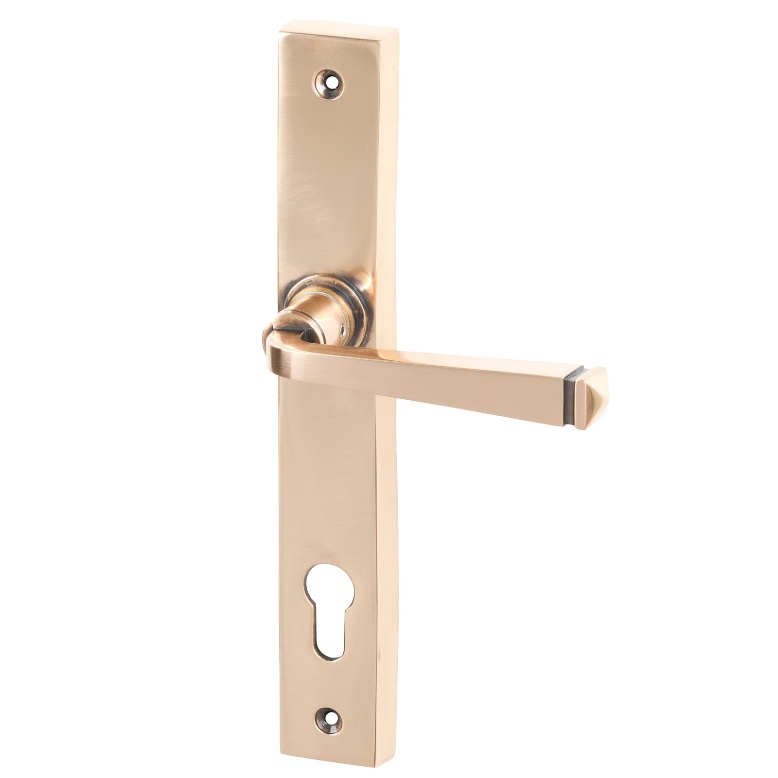 Polished Bronze Lock Avon Slimline Multipoint Door Handle