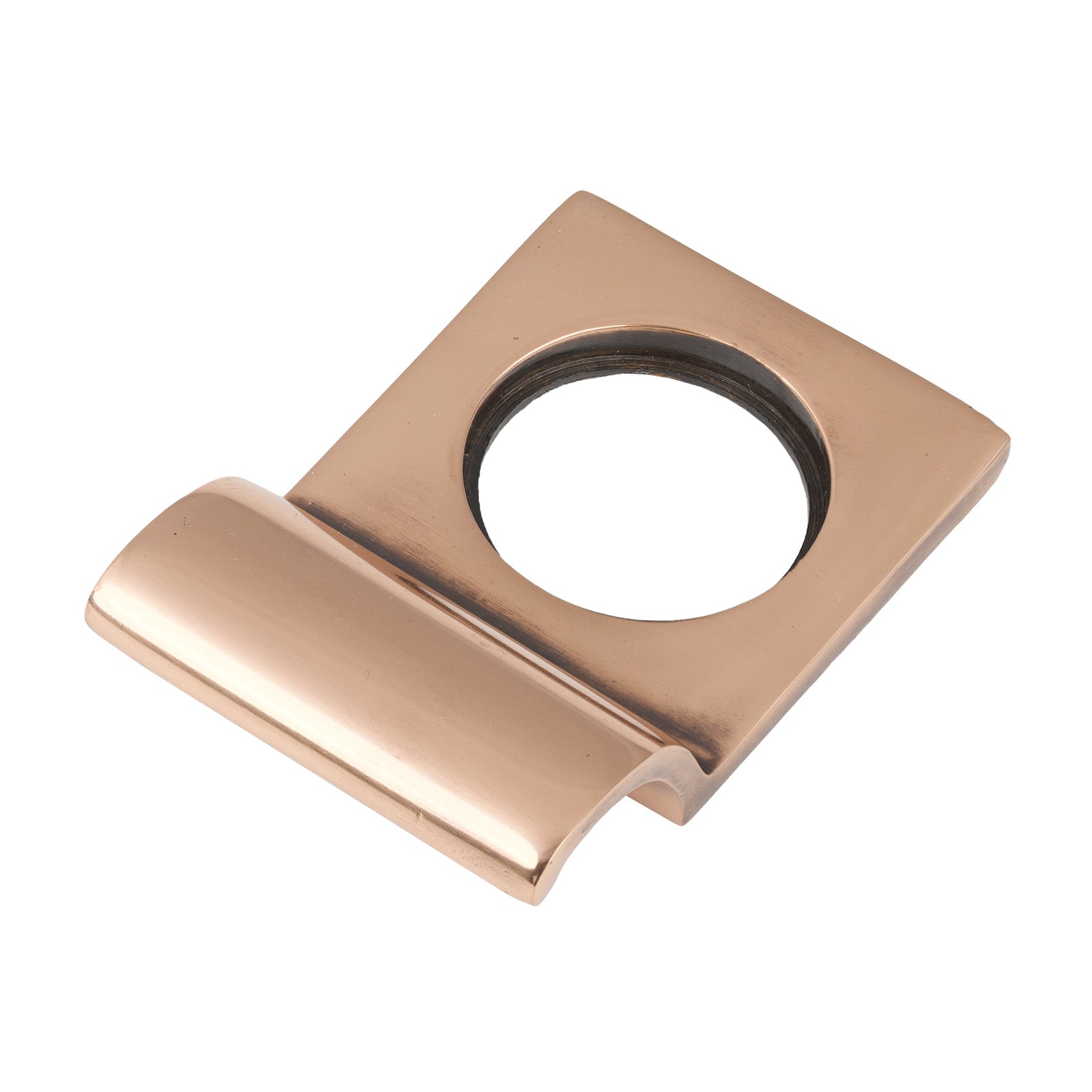 Polished Bronze Rim Cylinder Pull