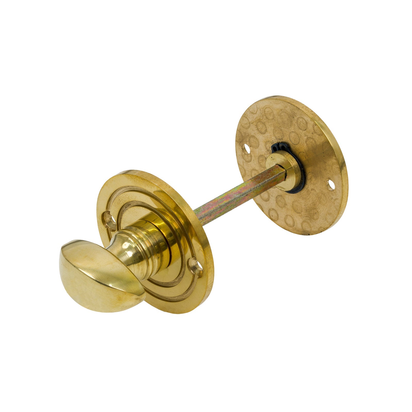 Polished Brass Round Bathroom Thumbturn