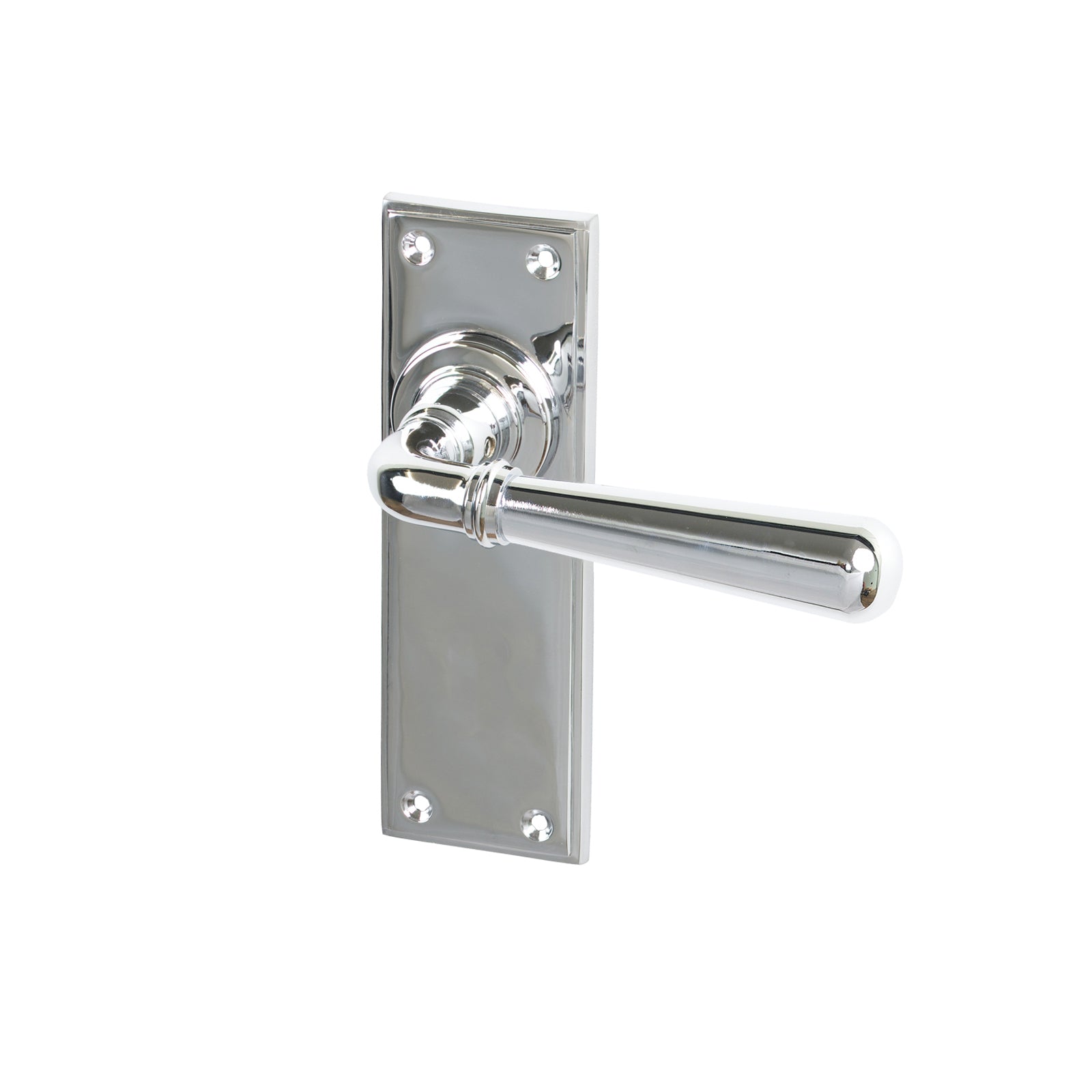 Polished Chrome Latch Newbury Lever Handles