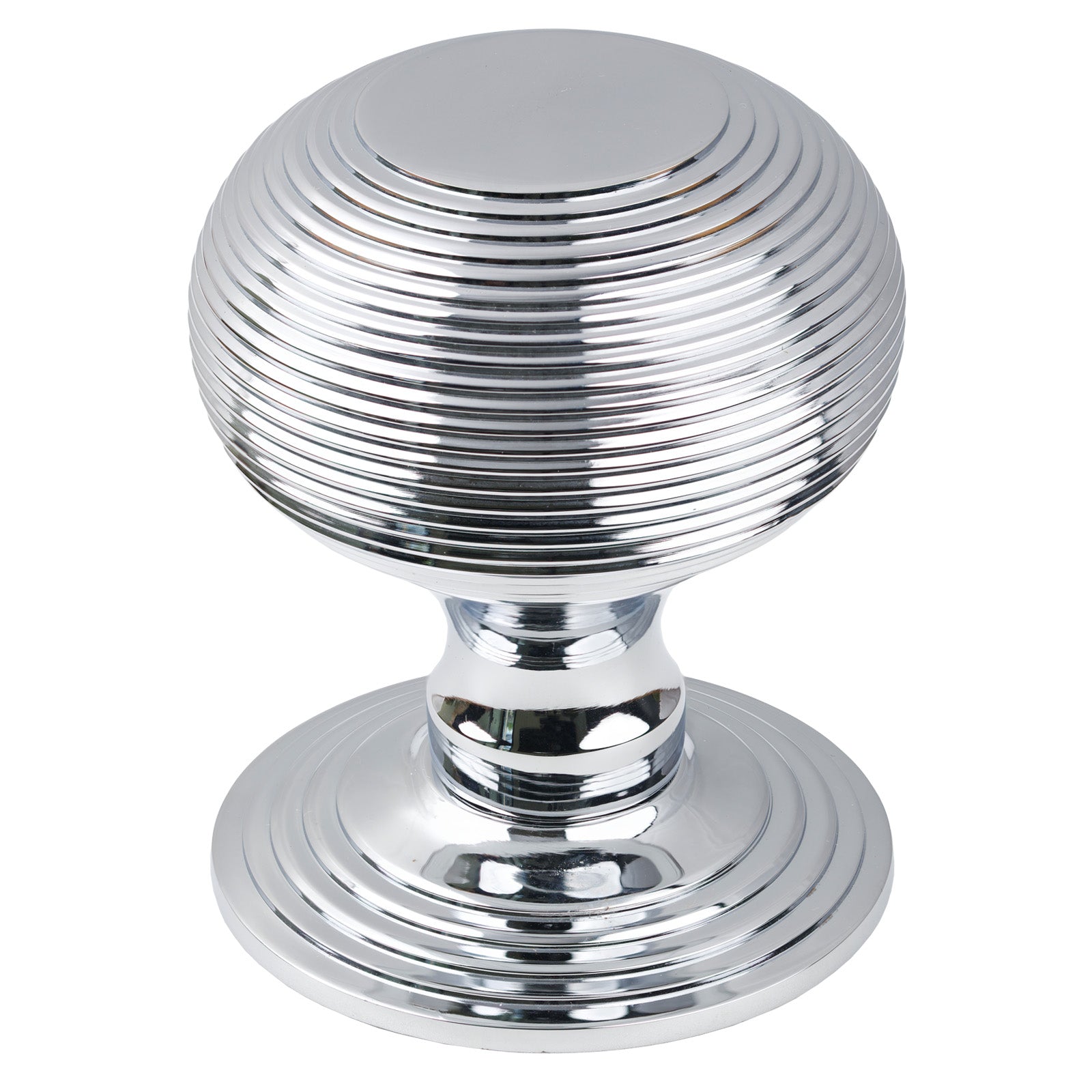 Polished Chrome Beehive Centre Door Knob