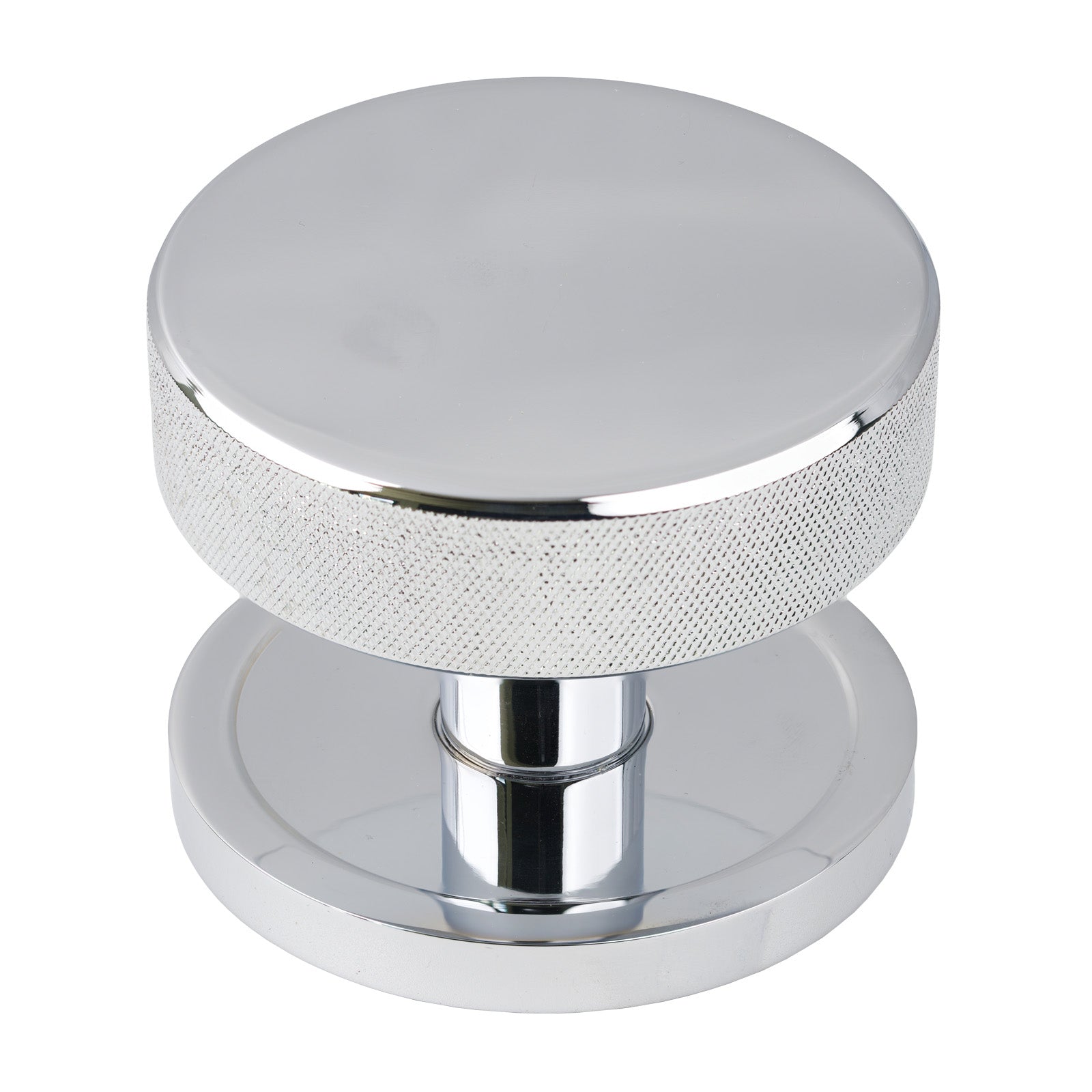 Polished Chrome Plain Brompton Centre Door Knob