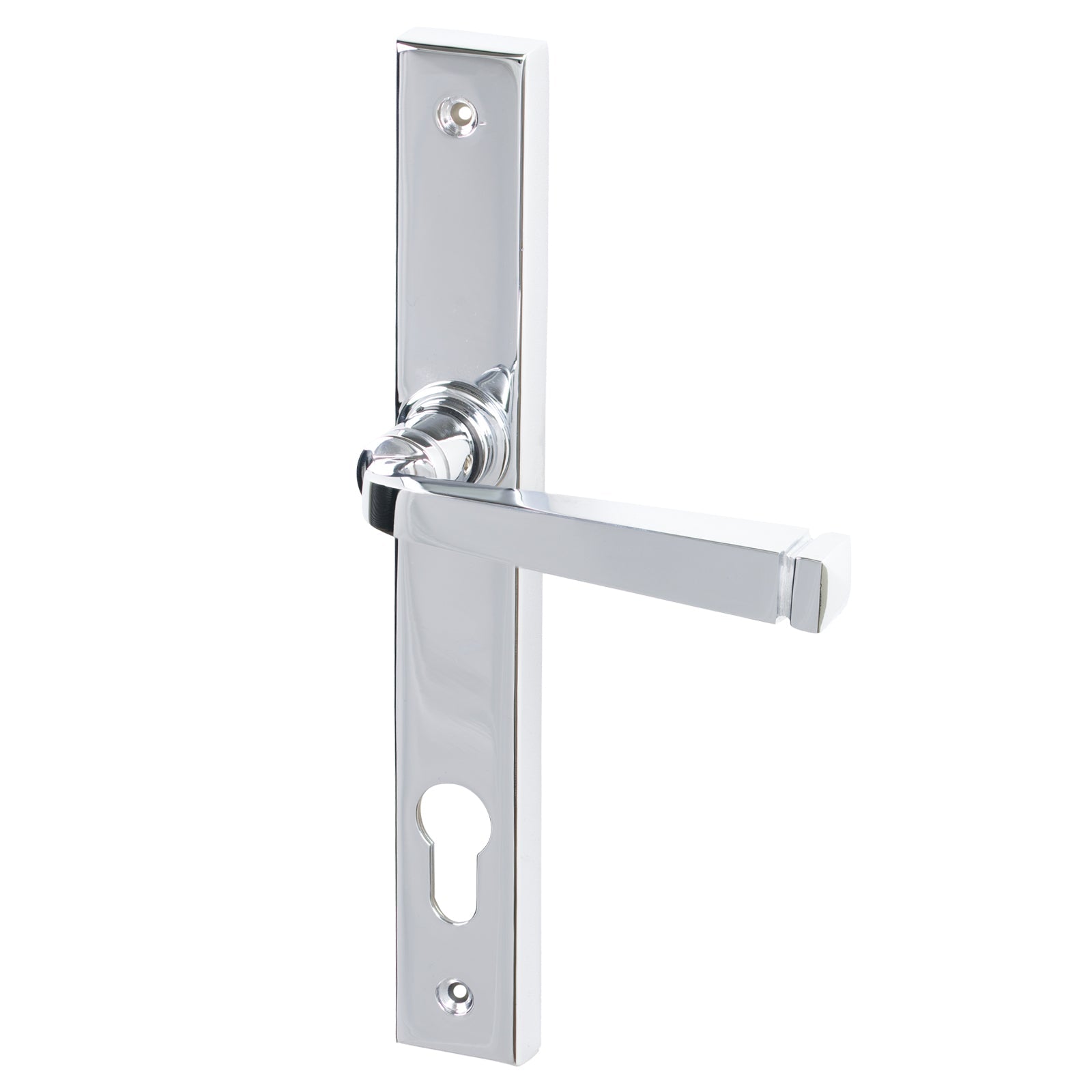 Polished Chrome Lock Avon Slimline Multipoint Door Handle