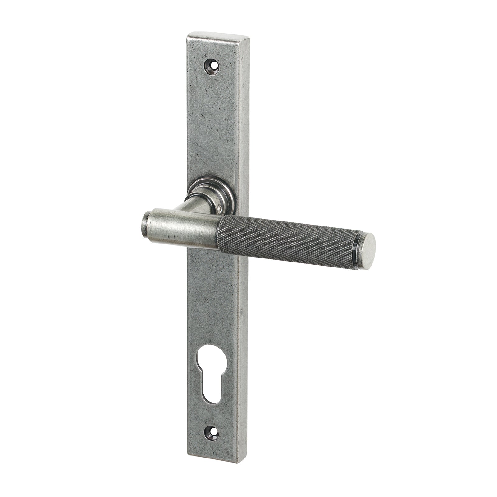 SHOW Pewter Patina Brompton Slimline Multipoint Door Handle