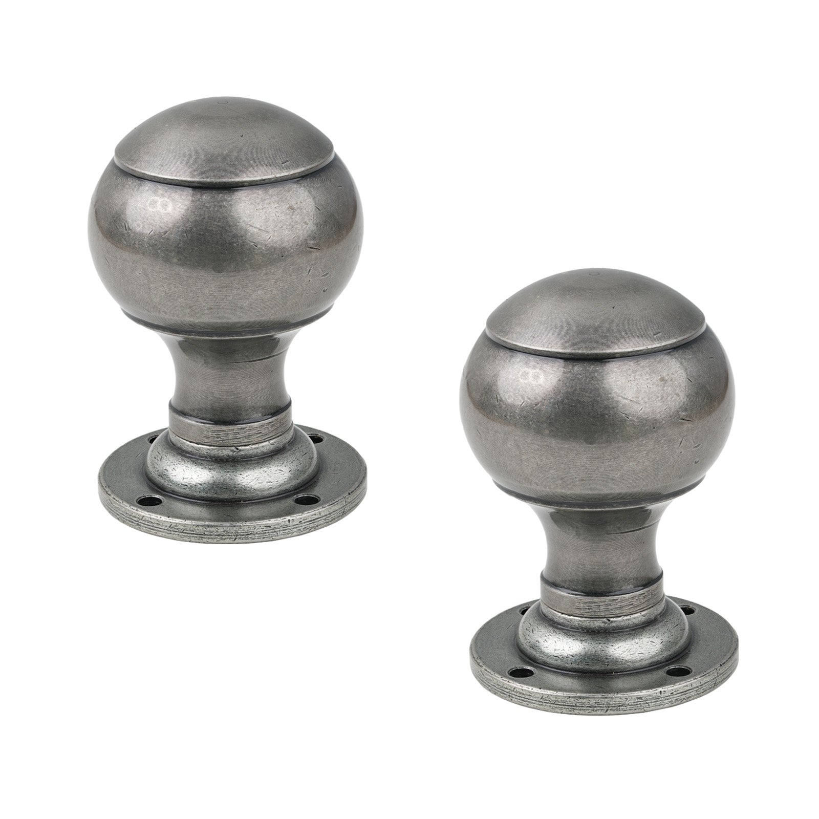 SHOW Pewter Regency Mortice Knobs