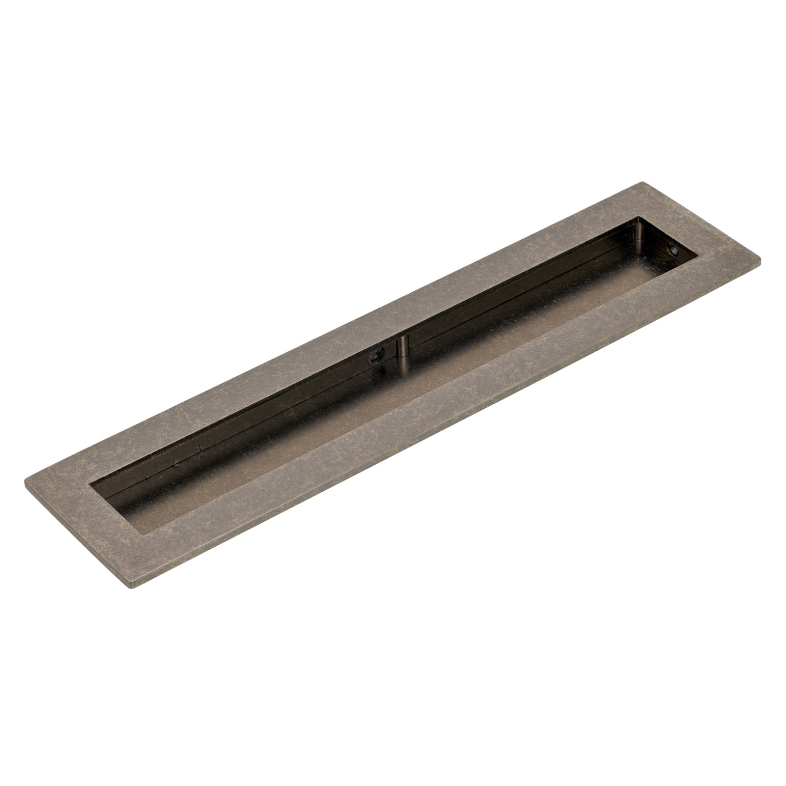 250mm Pewter Plain Rectangular Flush Pull 