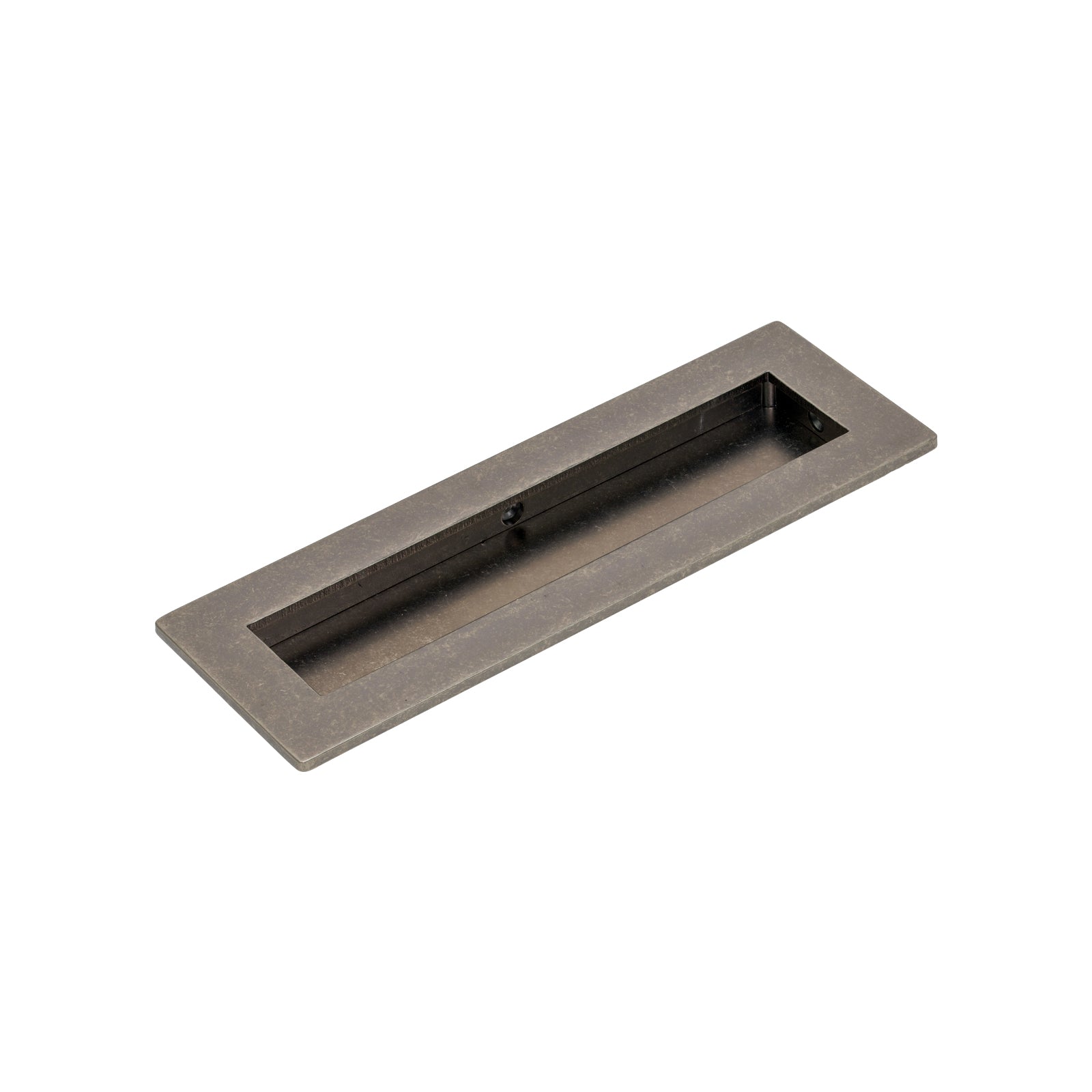 175mm Pewter Plain Rectangular Flush Pull 