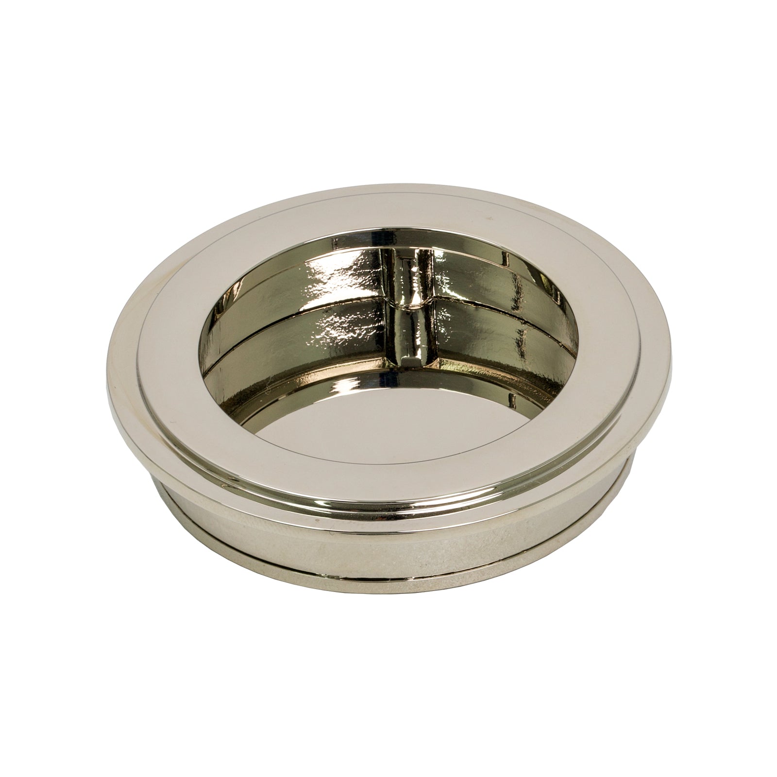 Polished Nickel Art Deco Round Pull 