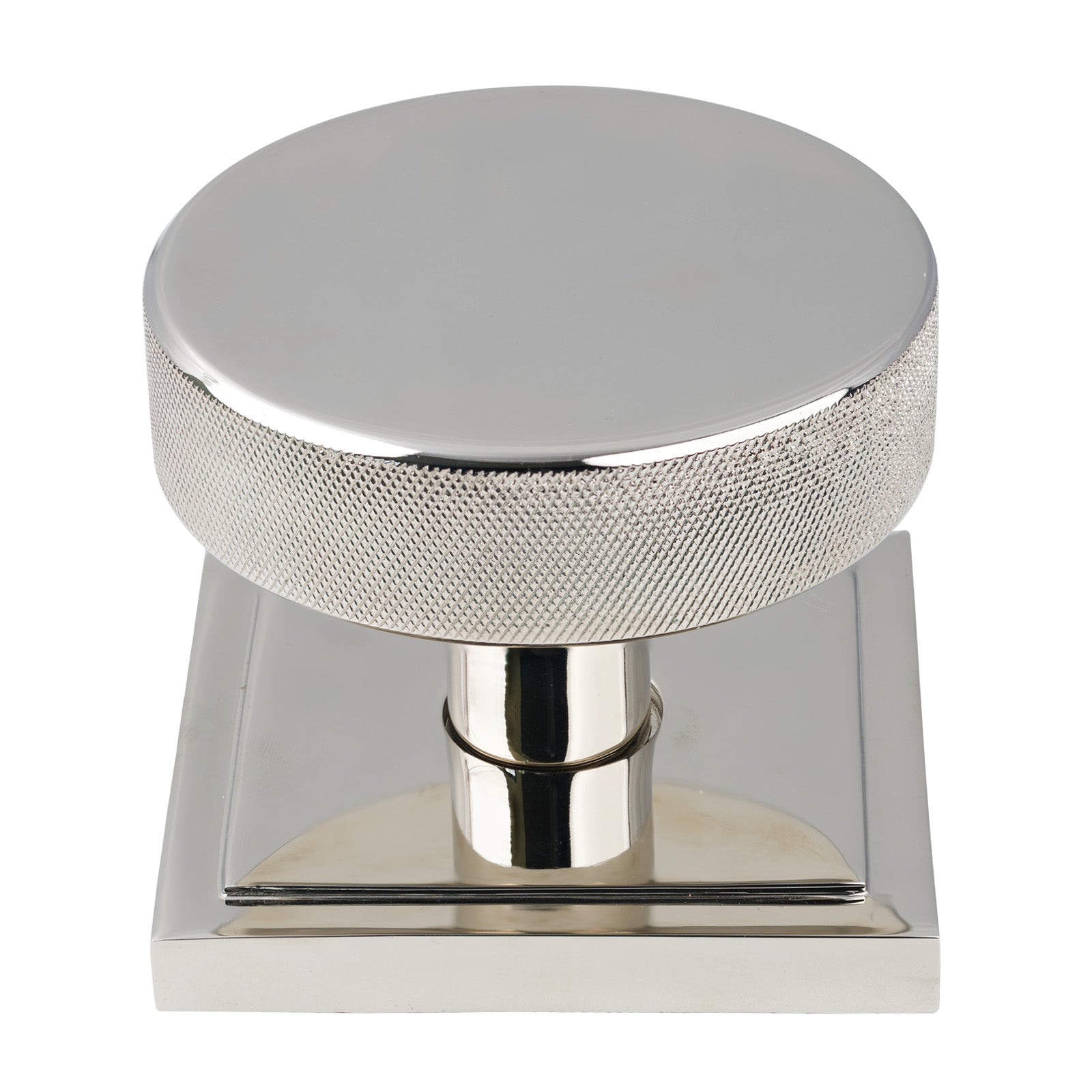 SHOW Polished Nickel Square Brompton Centre Door Knob