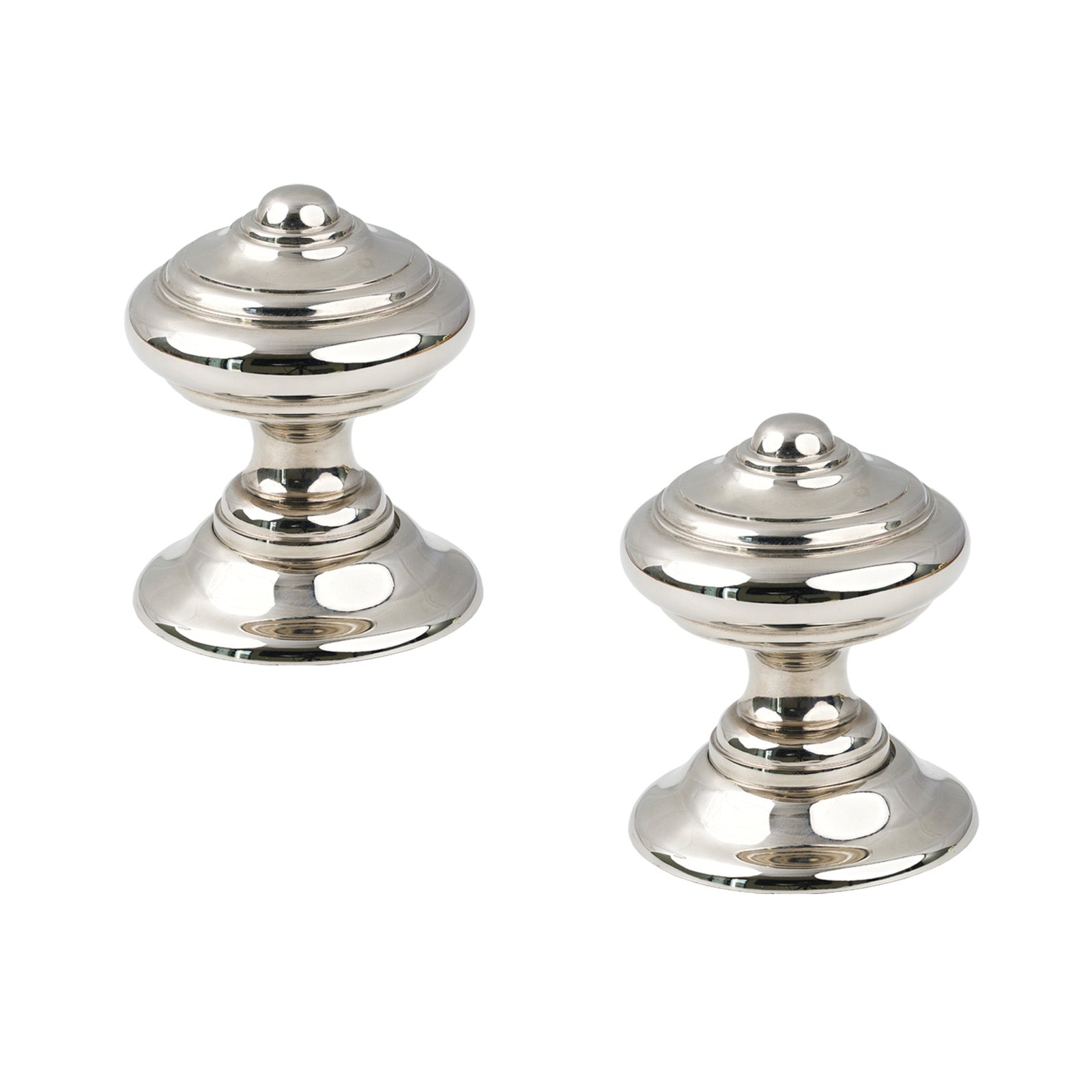 SHOW Polished Nickel Elmore Concealed Mortice Knobs