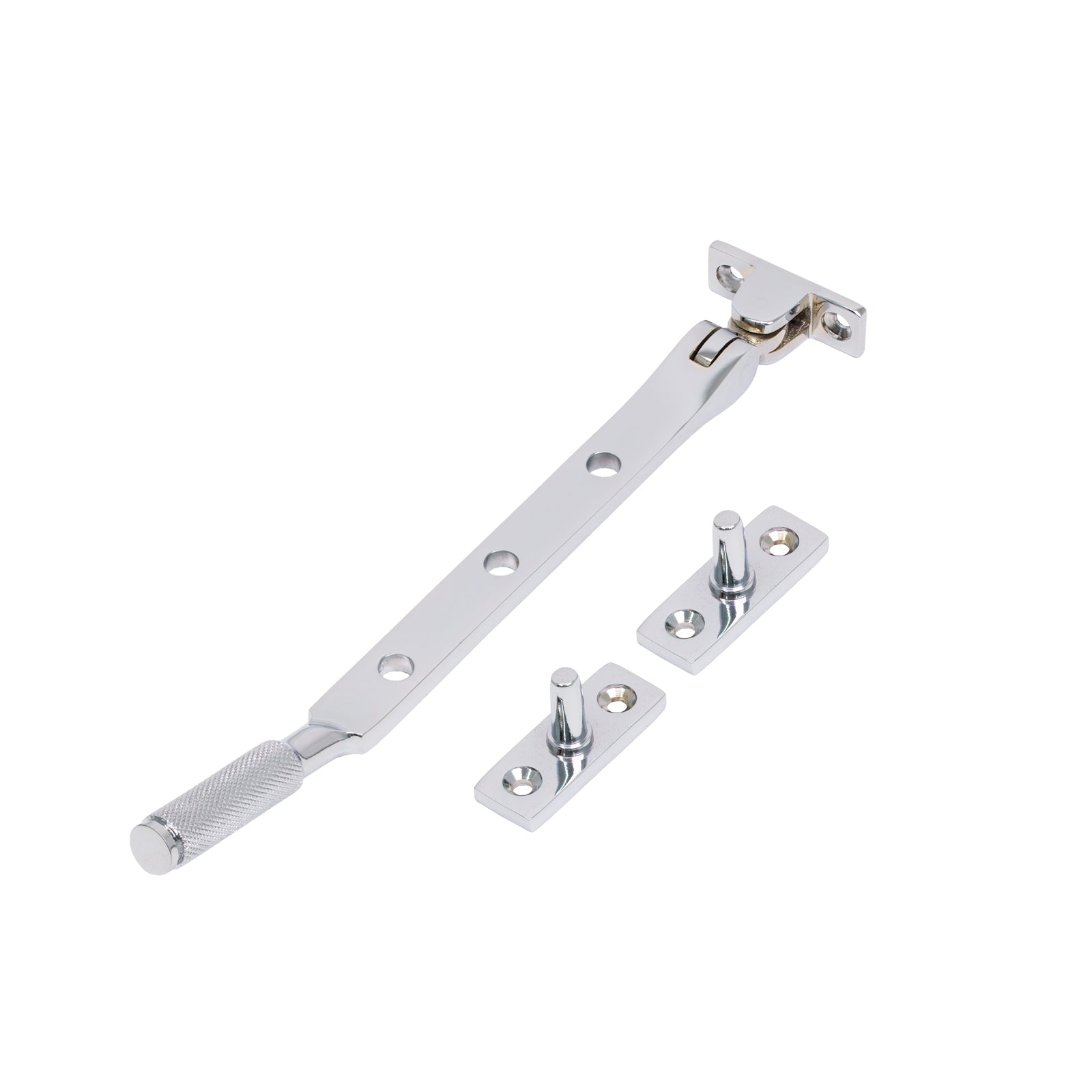 8 Inch Polished Chrome Brompton Window Stay