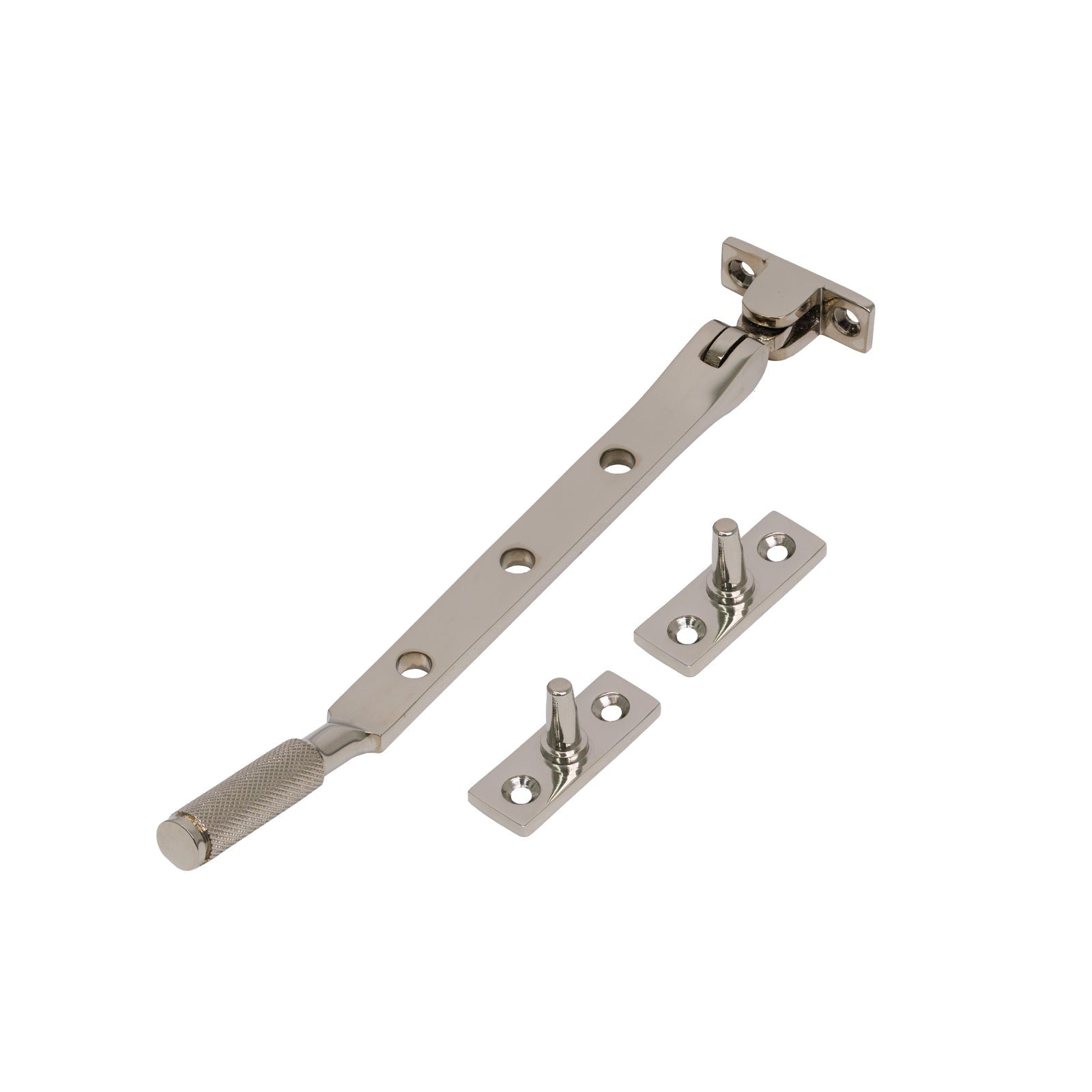 8 Inch Polished Nickel Brompton Window Stay