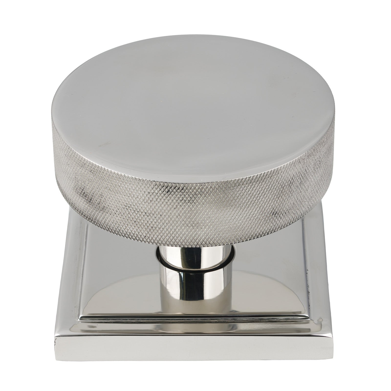 SHOW Polished Marine Square Brompton Centre Door Knob