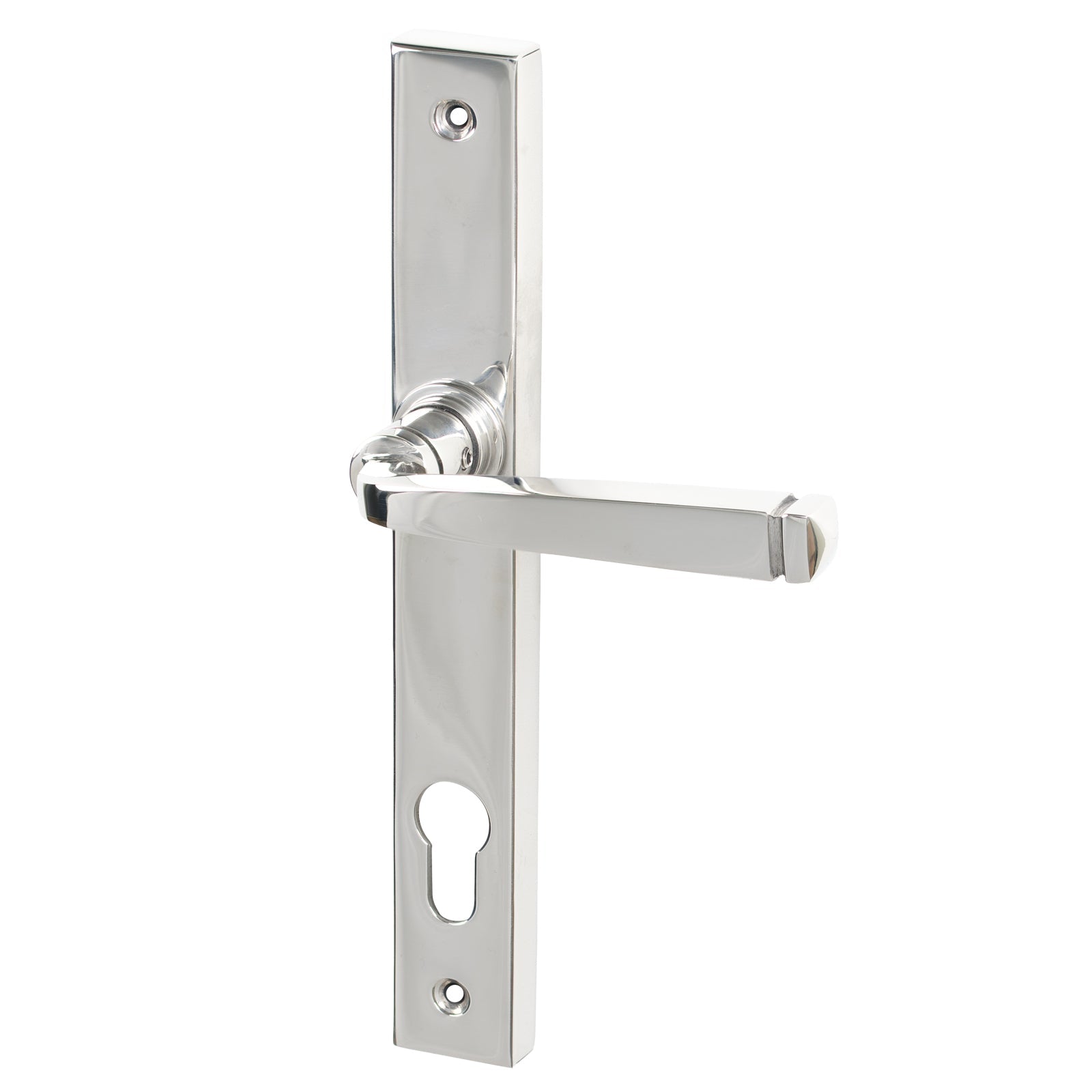 SHOW Polished Marine Lock Avon Slimline Multipoint Door Handle