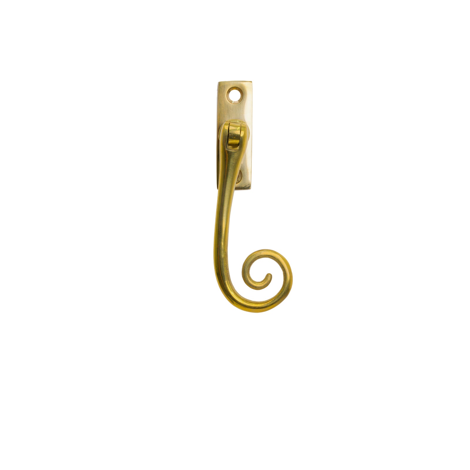 SHOW RH Polished Brass Slim Monkeytail Espagnolette