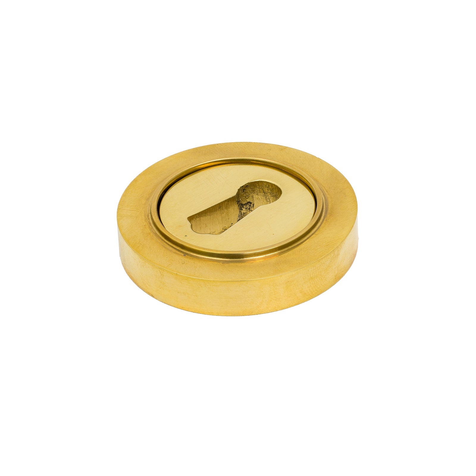 Polished Brass BSU Plain Round Escutcheon