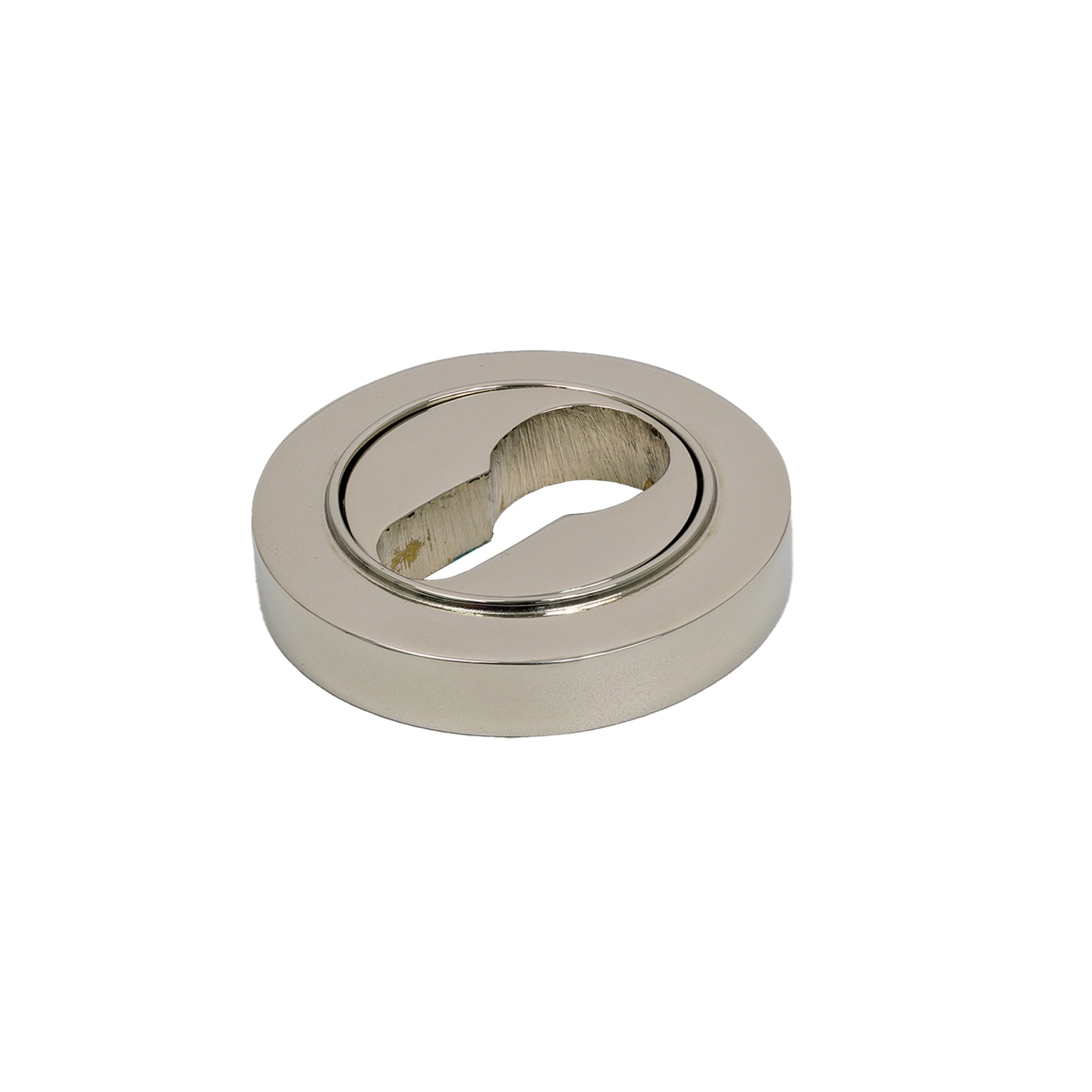 Polished Nickel Euro Plain Round Escutcheon